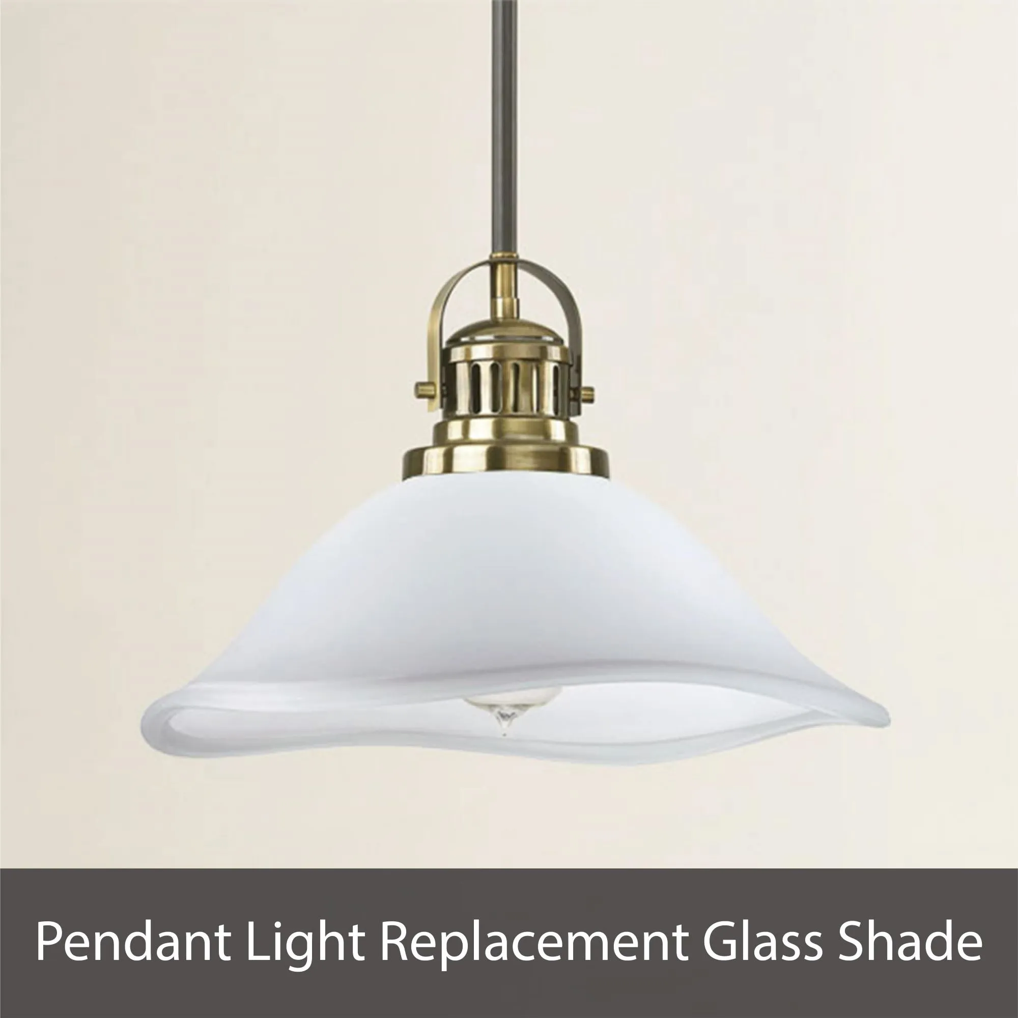 # 23509-11,Alabaster Glass Shade for Medium Base Socket Torchiere Lamp, Swag Lamp, Pendant and Island Fixture.12-1/4" Diameter x 4-3/4" High.