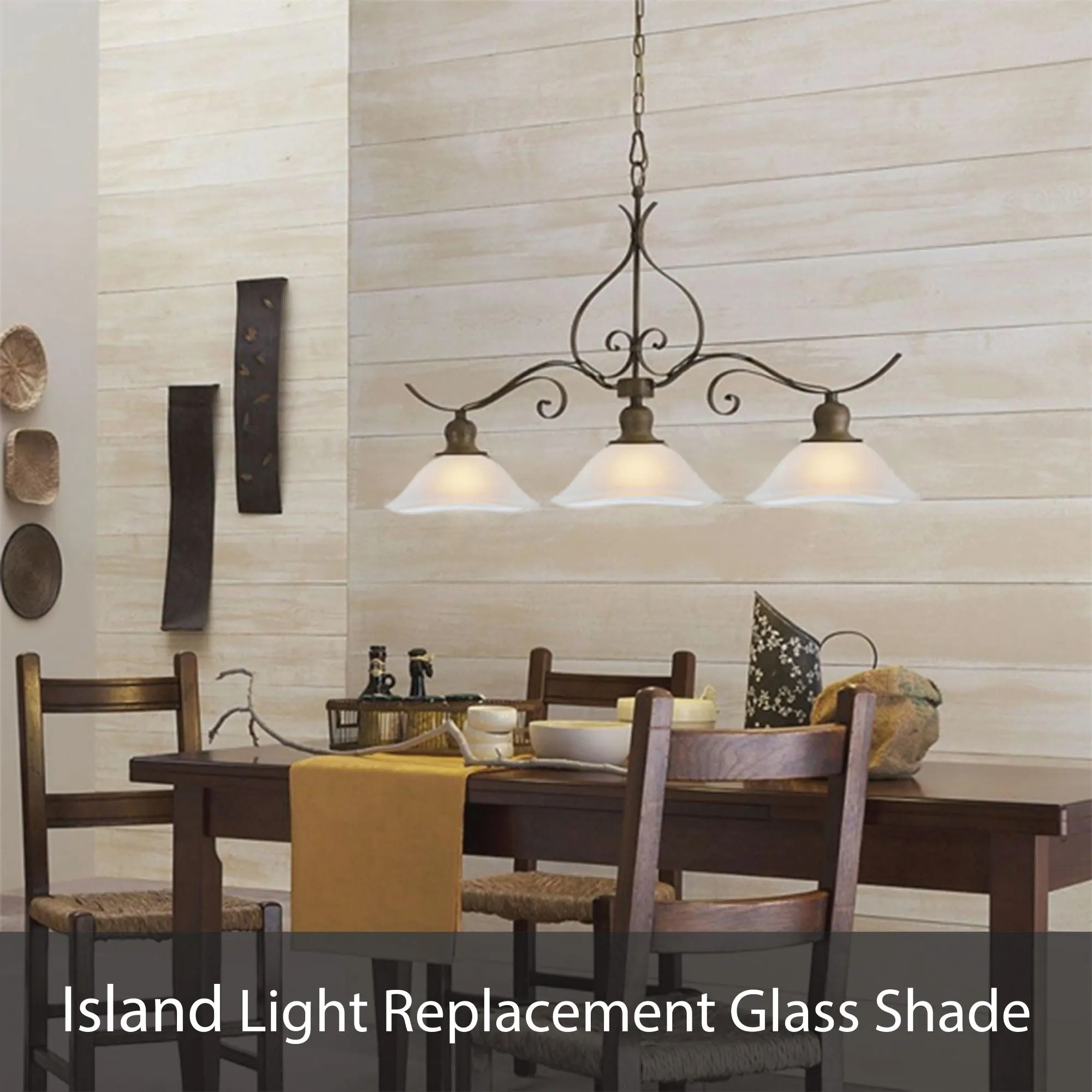 # 23509-11,Alabaster Glass Shade for Medium Base Socket Torchiere Lamp, Swag Lamp, Pendant and Island Fixture.12-1/4" Diameter x 4-3/4" High.