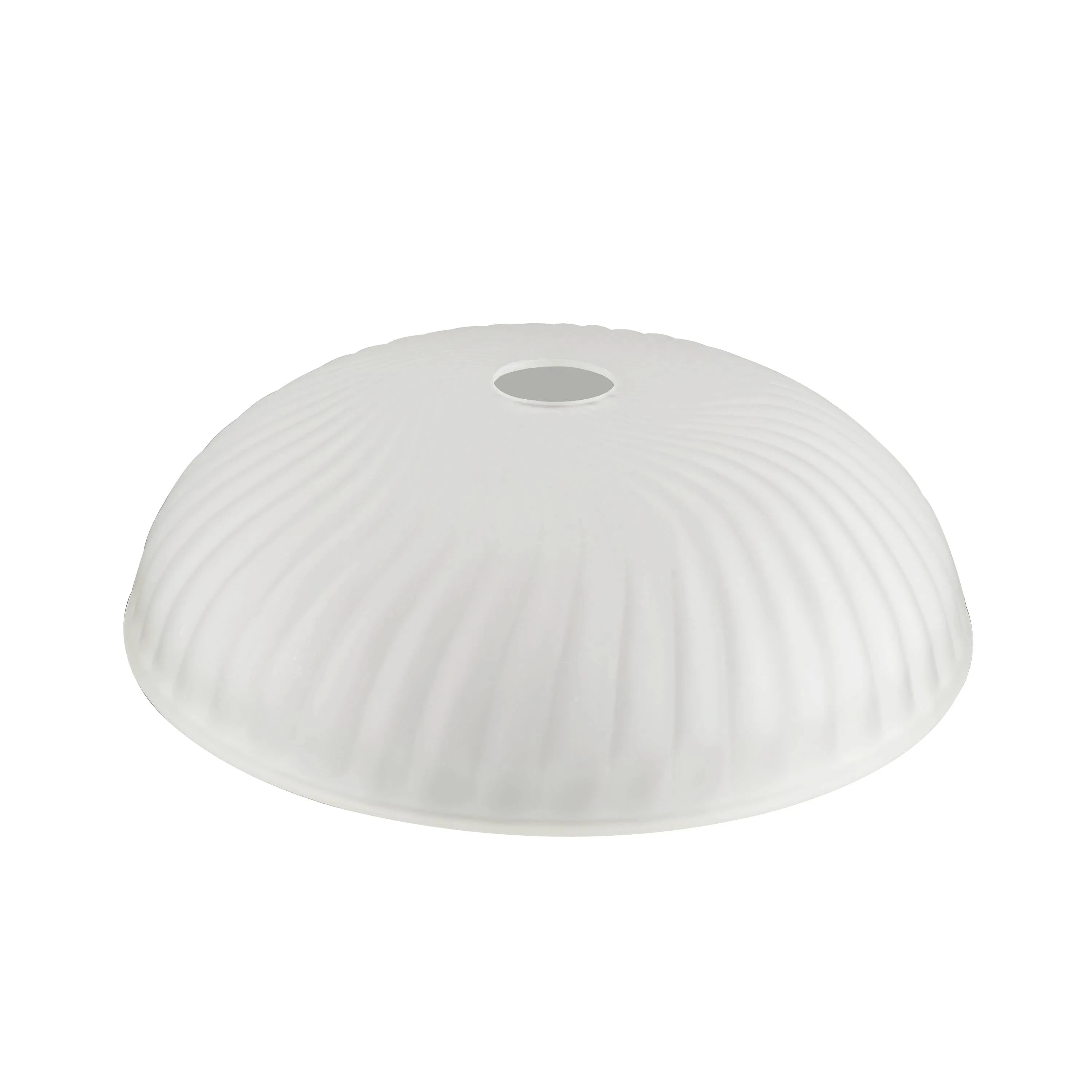 # 23520-11, Frosted Replacement Glass Shade for Medium Base Socket Torchiere Lamp, Swag Lamp and Pendant & Island Fixture, 11-7/8" Diameter x 3-3/4" Height