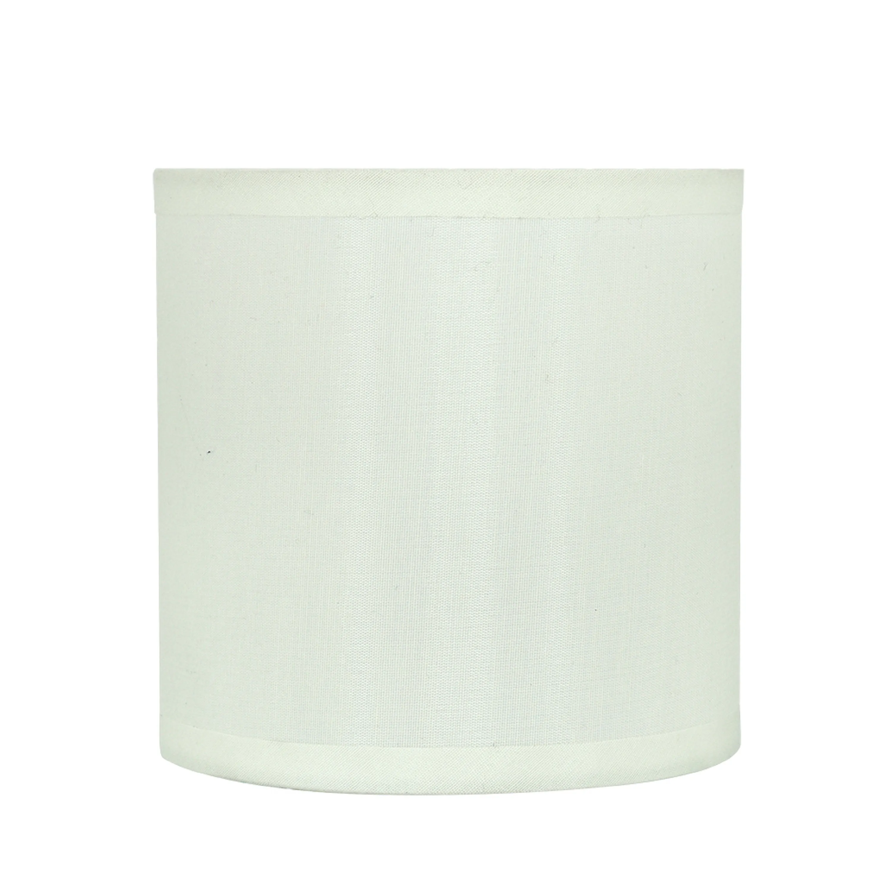 # 31001 Small Hardback Drum Shape Mini Chandelier Clip-On Shade, Transitional Design, Off White, 5" bottom width (5" x 5" x 5")
