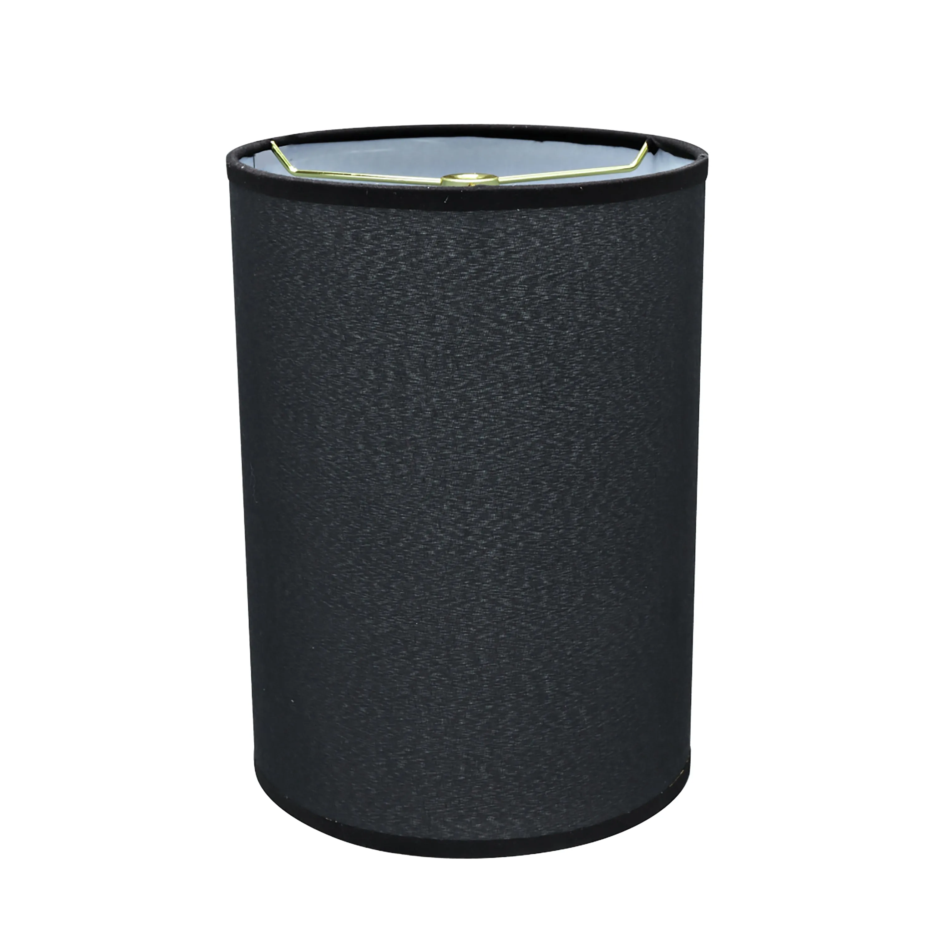 # 31010 Transitional Hardback Empire Shape Spider Construction Lamp Shade in Black Rayon Fabric, 8" wide (8" x 8" x 11")