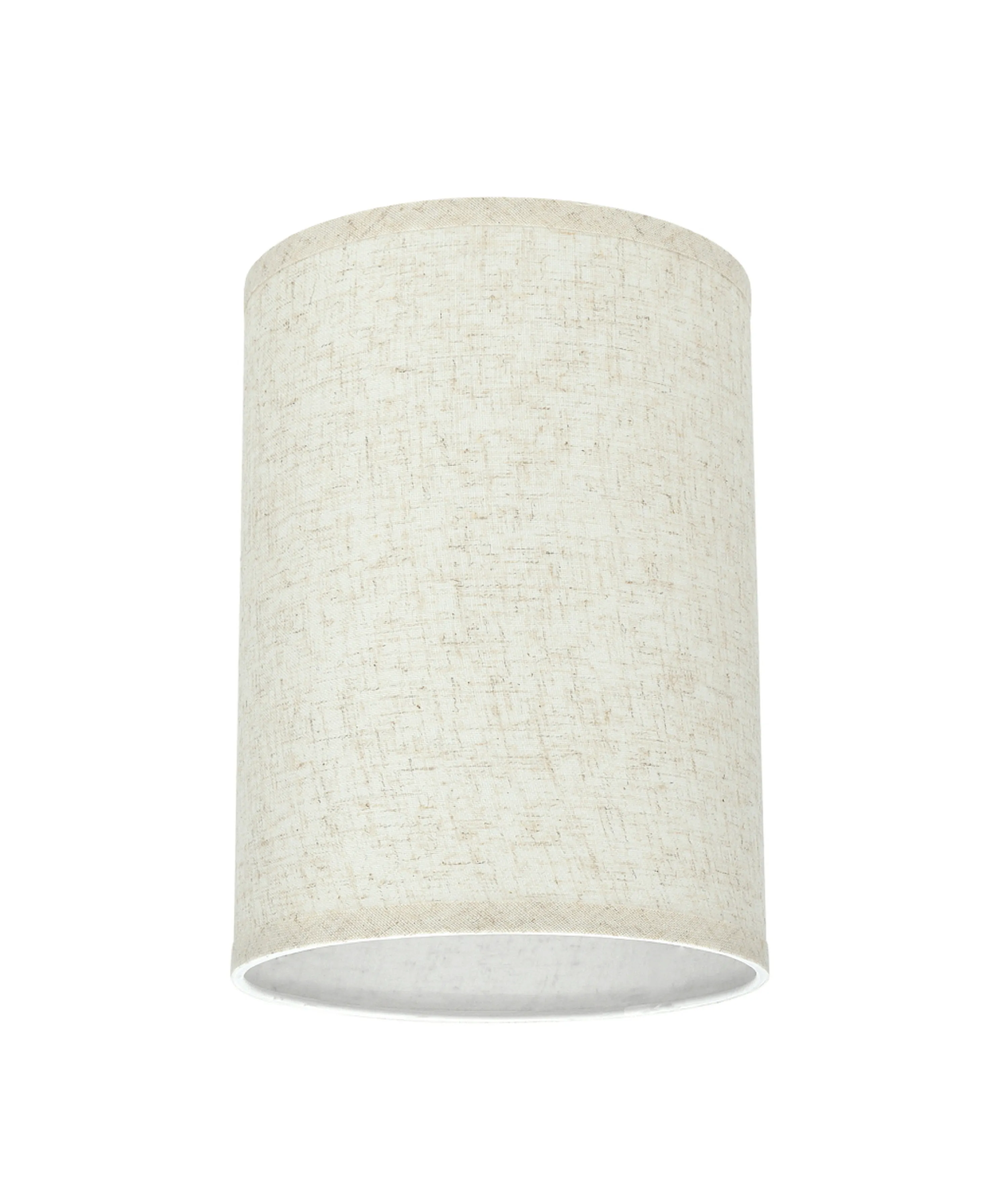 # 31030 Transitional Hardback Drum (Cylinder) Shape Spider Construction Lamp Shade in Flaxen, 8" wide (8" x 8" x 11")