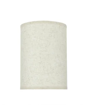# 31030 Transitional Hardback Drum (Cylinder) Shape Spider Construction Lamp Shade in Flaxen, 8" wide (8" x 8" x 11")