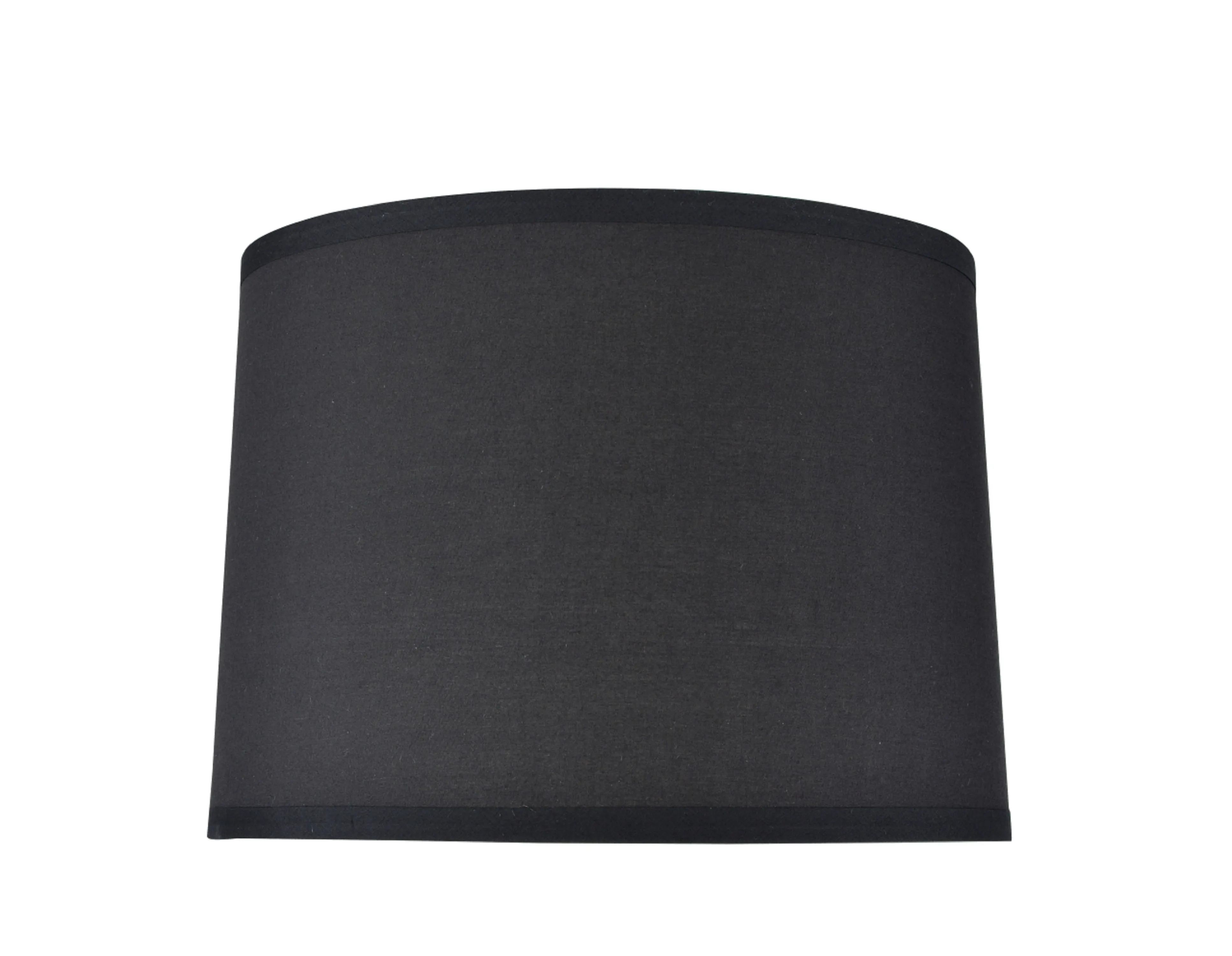 # 31066 Transitional Hardback Drum (Cylinder) Shape Spider Construction Lamp Shade in Black, 14" wide (13" x 14" x 10")