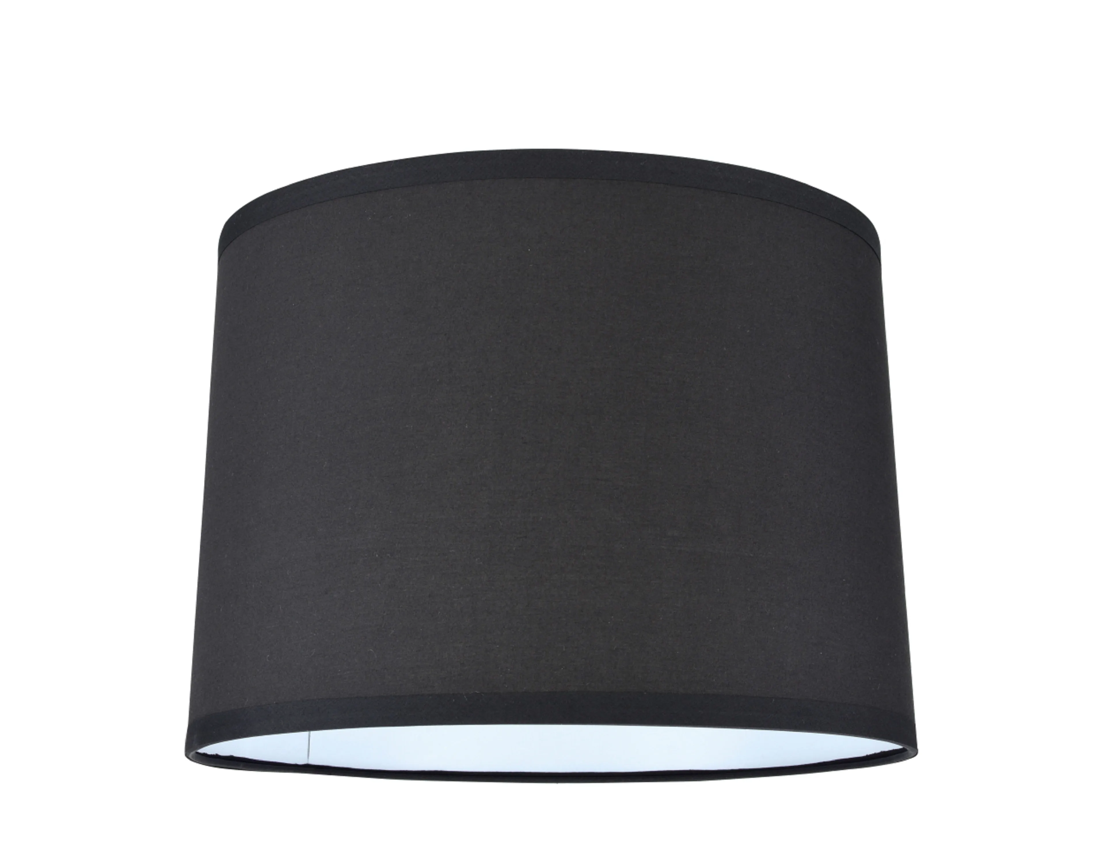 # 31066 Transitional Hardback Drum (Cylinder) Shape Spider Construction Lamp Shade in Black, 14" wide (13" x 14" x 10")