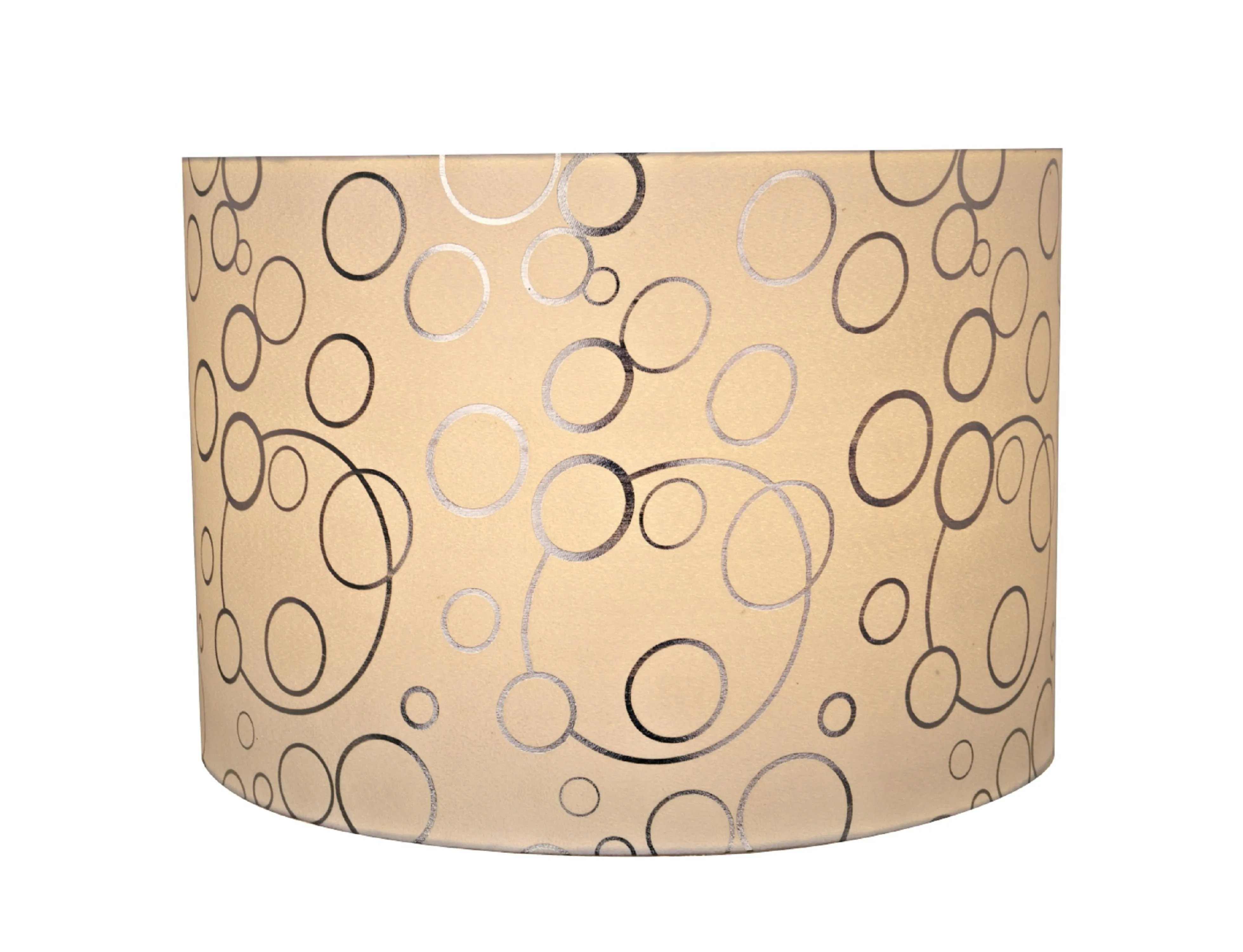 # 31163 Transitional Drum (Cylinder) Shaped Spider Construction Lamp Shade in White, 16" wide (16" x 16" x 11")