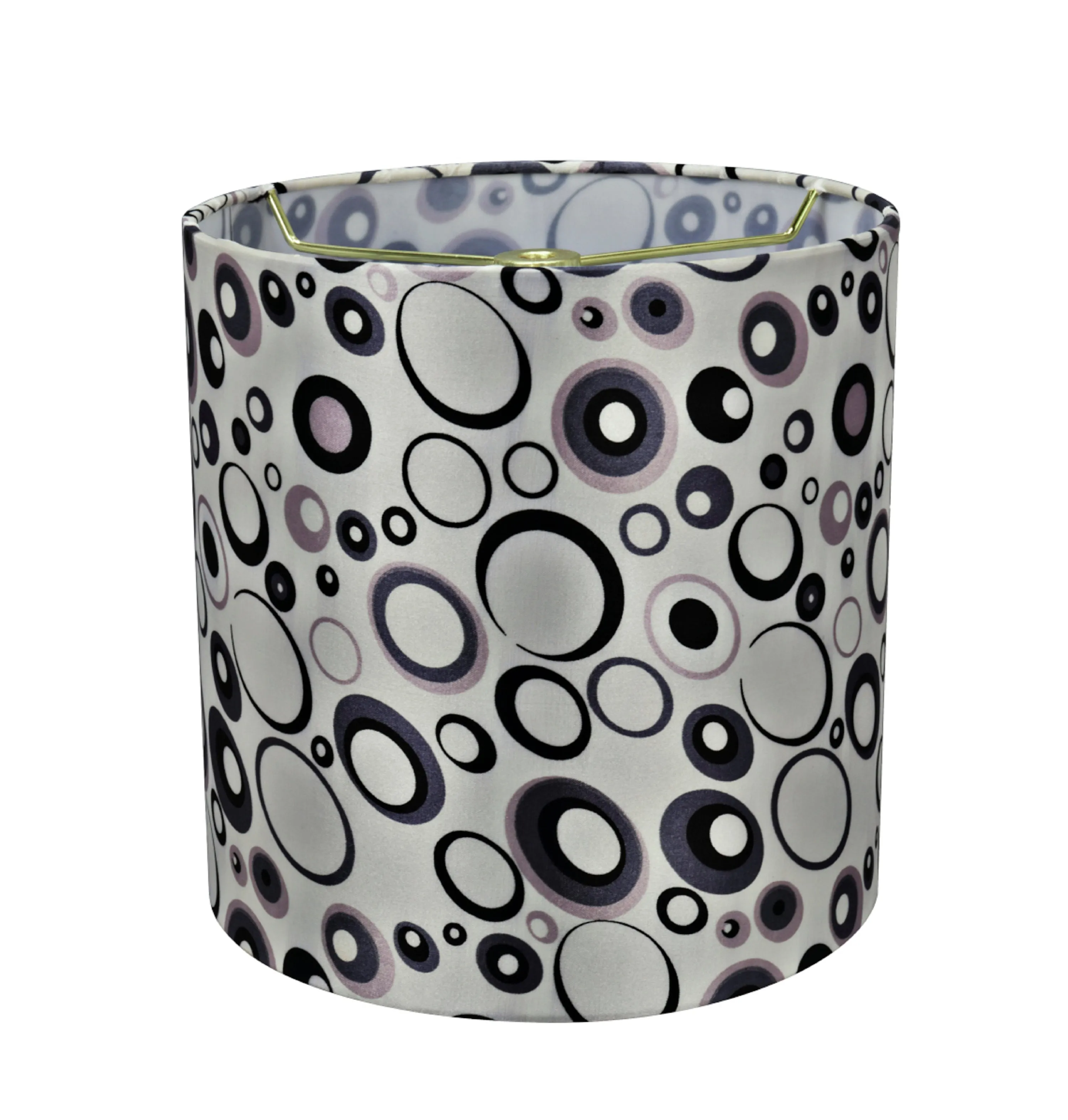 # 31231 Transitional Drum (Cylinder) Shape Spider Construction Lamp Shade in Off White, 8" wide (8" x 8" x 8")