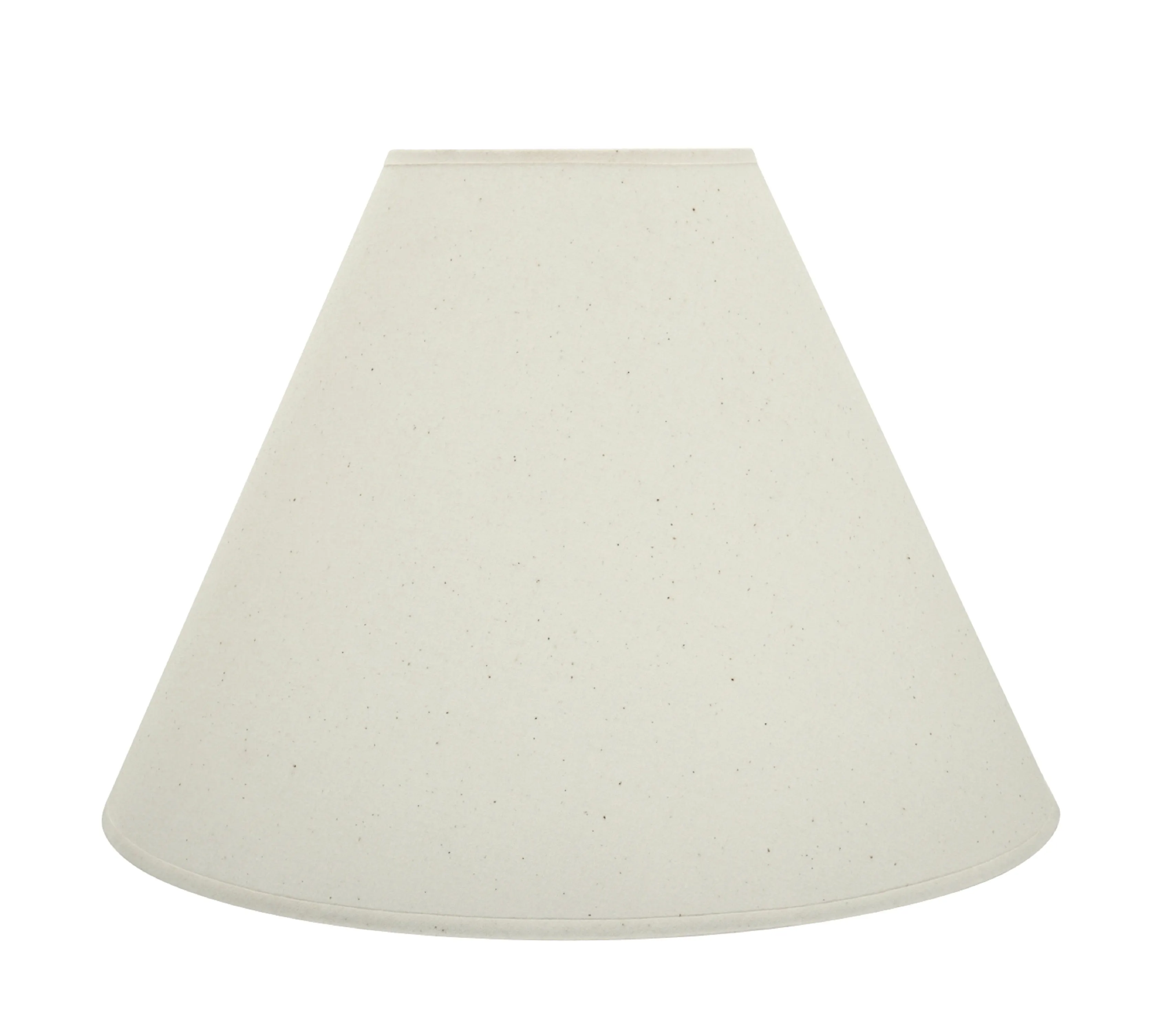 # 32016 Transitional Hardback Empire Shape Spider Construction Lamp Shade in Ivory Cotton Fabric, 16" wide (6" x 16" x 12")