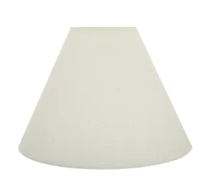 # 32016 Transitional Hardback Empire Shape Spider Construction Lamp Shade in Ivory Cotton Fabric, 16" wide (6" x 16" x 12")