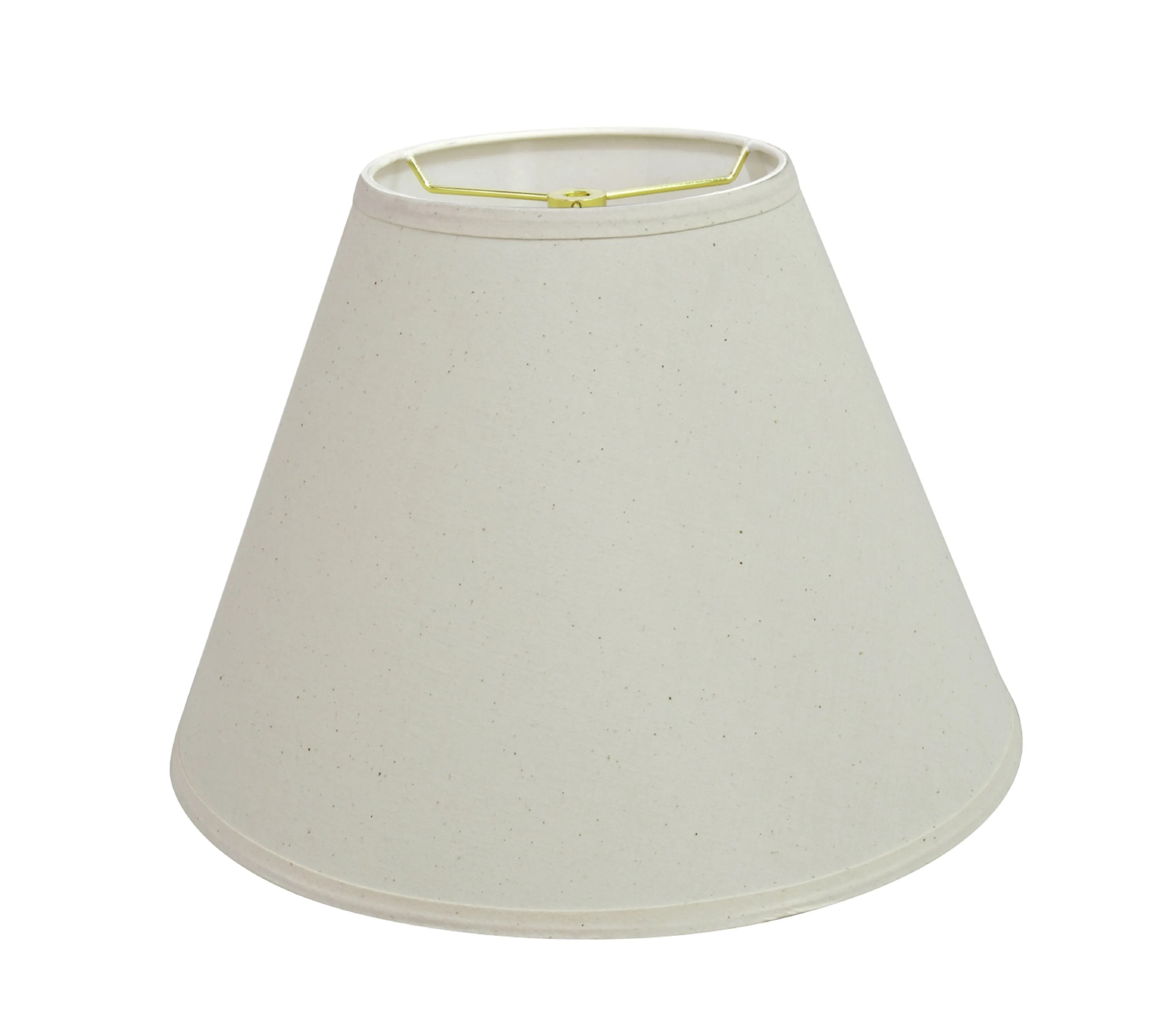 # 32153 Transitional Hardback Empire Shaped Spider Construction Lamp Shade in Off White, 15" wide (7" x 15" x 11")