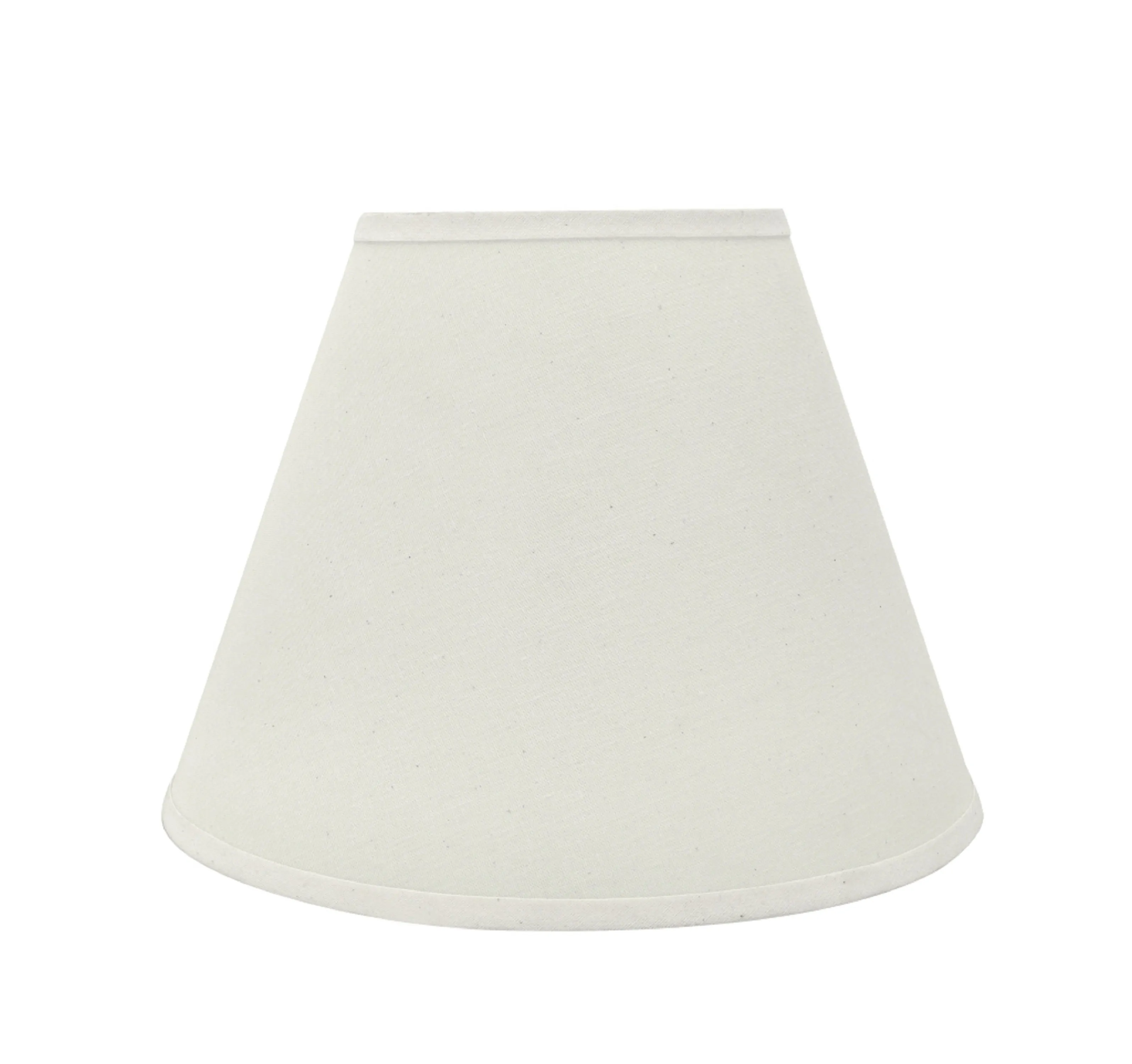 # 32197 Transitional Hardback Empire Shaped Spider Construction Lamp Shade in Off White, 12" wide (6" x 12" x 9")