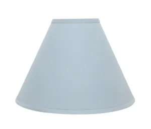 # 32267 Transitional Hardback Empire Shaped Spider Construction Lamp Shade in Light Blue, 16" wide (6" x 16" x 12")