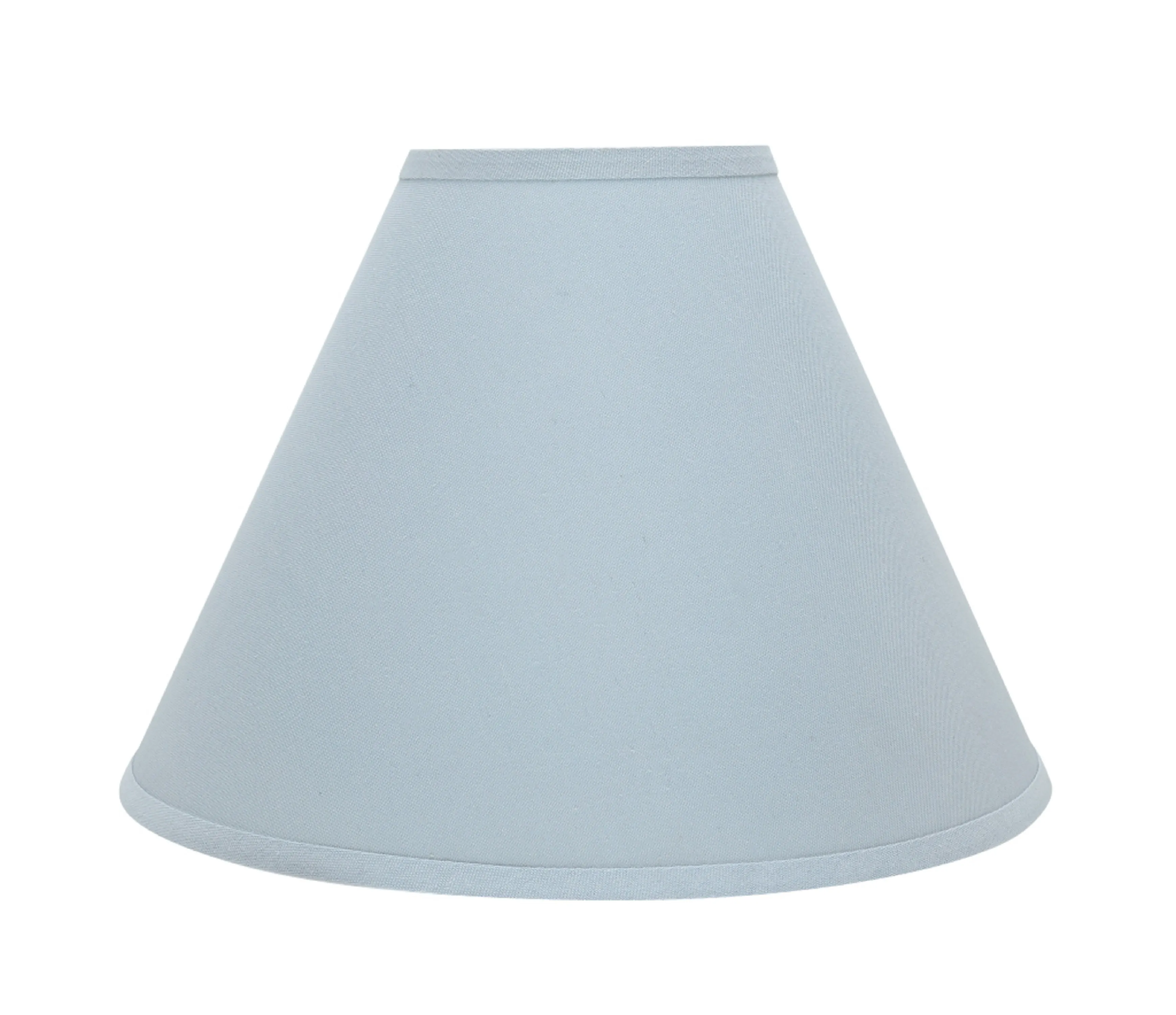 # 32267 Transitional Hardback Empire Shaped Spider Construction Lamp Shade in Light Blue, 16" wide (6" x 16" x 12")