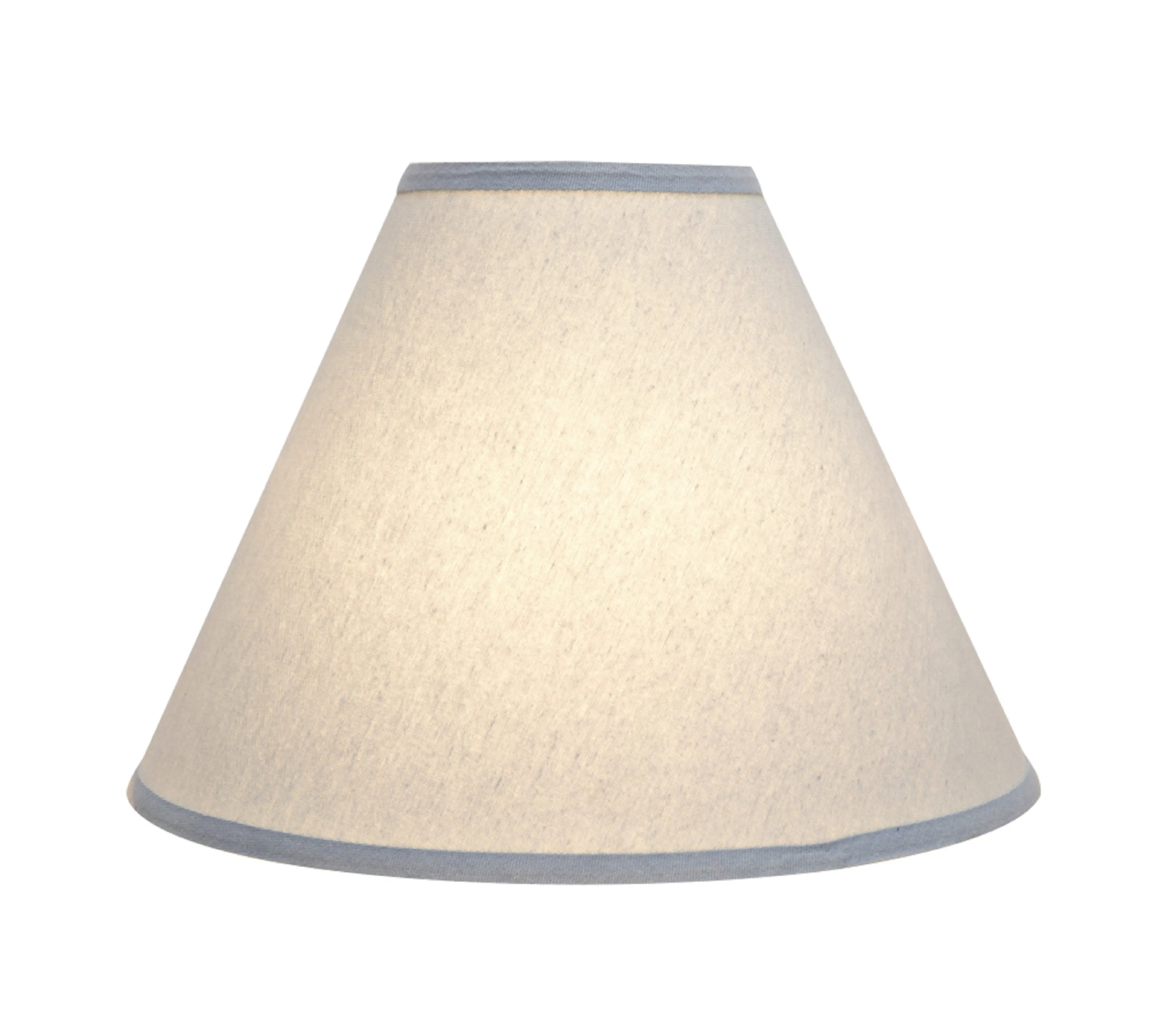 # 32267 Transitional Hardback Empire Shaped Spider Construction Lamp Shade in Light Blue, 16" wide (6" x 16" x 12")