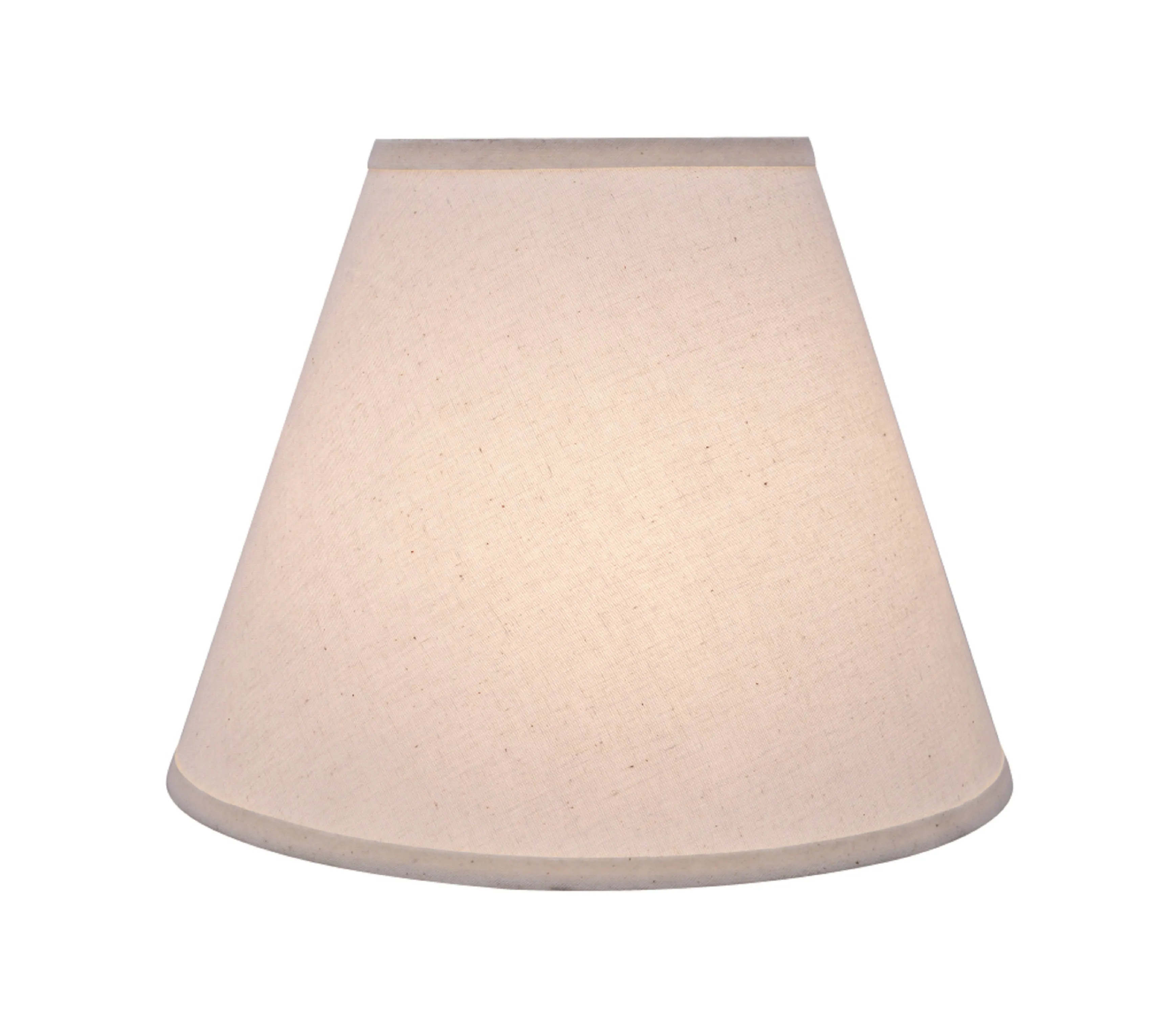 # 32290 Transitional Hardback Empire Shaped Spider Construction Lamp Shade in Off White, 14" wide (7" x 14" x 11")
