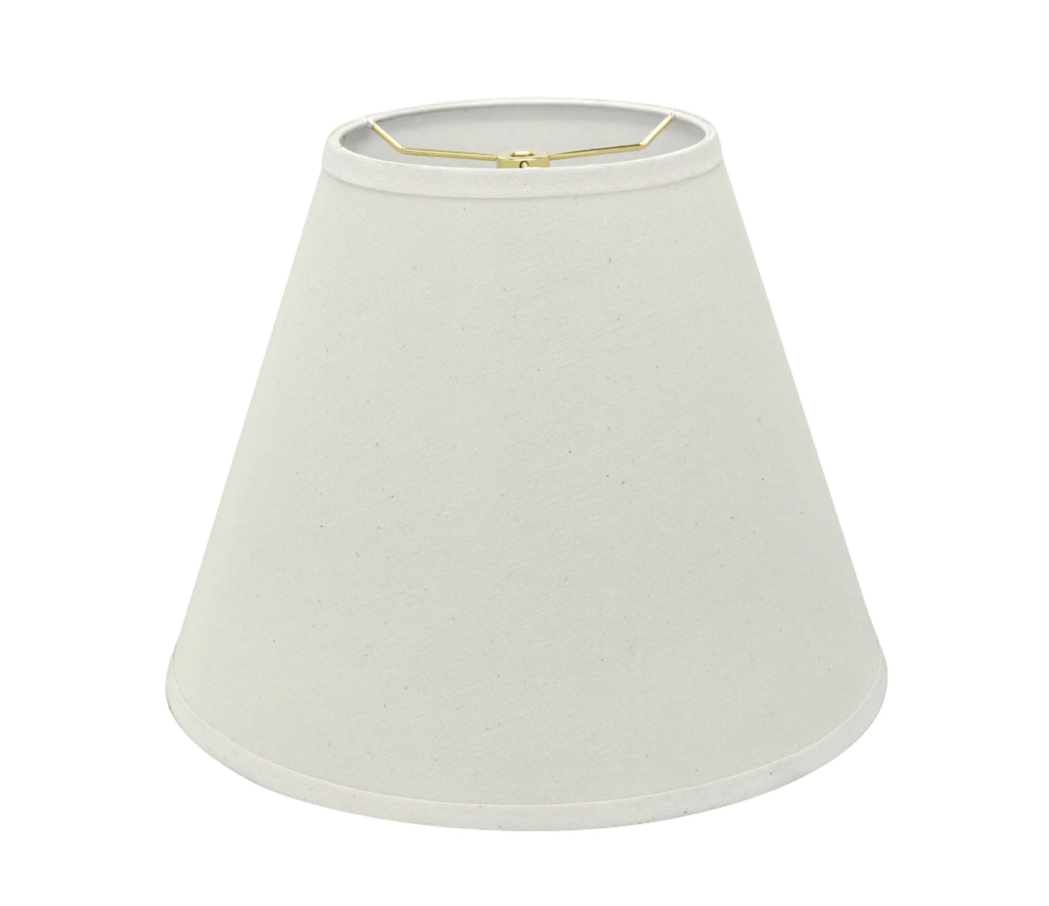 # 32290 Transitional Hardback Empire Shaped Spider Construction Lamp Shade in Off White, 14" wide (7" x 14" x 11")