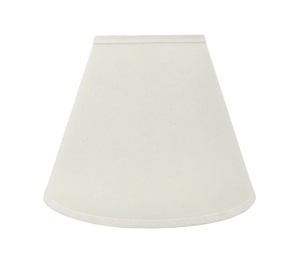 # 32290 Transitional Hardback Empire Shaped Spider Construction Lamp Shade in Off White, 14" wide (7" x 14" x 11")