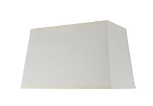 # 36021 Transitional Rectangular Hardback Spider Construction Lamp Shade, Off White, 16" wide, Top: 8"   14"  Bottom: 10"   16"  Height: 10"