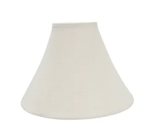 # 38003 Transitional Bell Shaped Collapsible Spider Construction Lamp Shade in Beige, 16" wide (6" x 16" x 12")