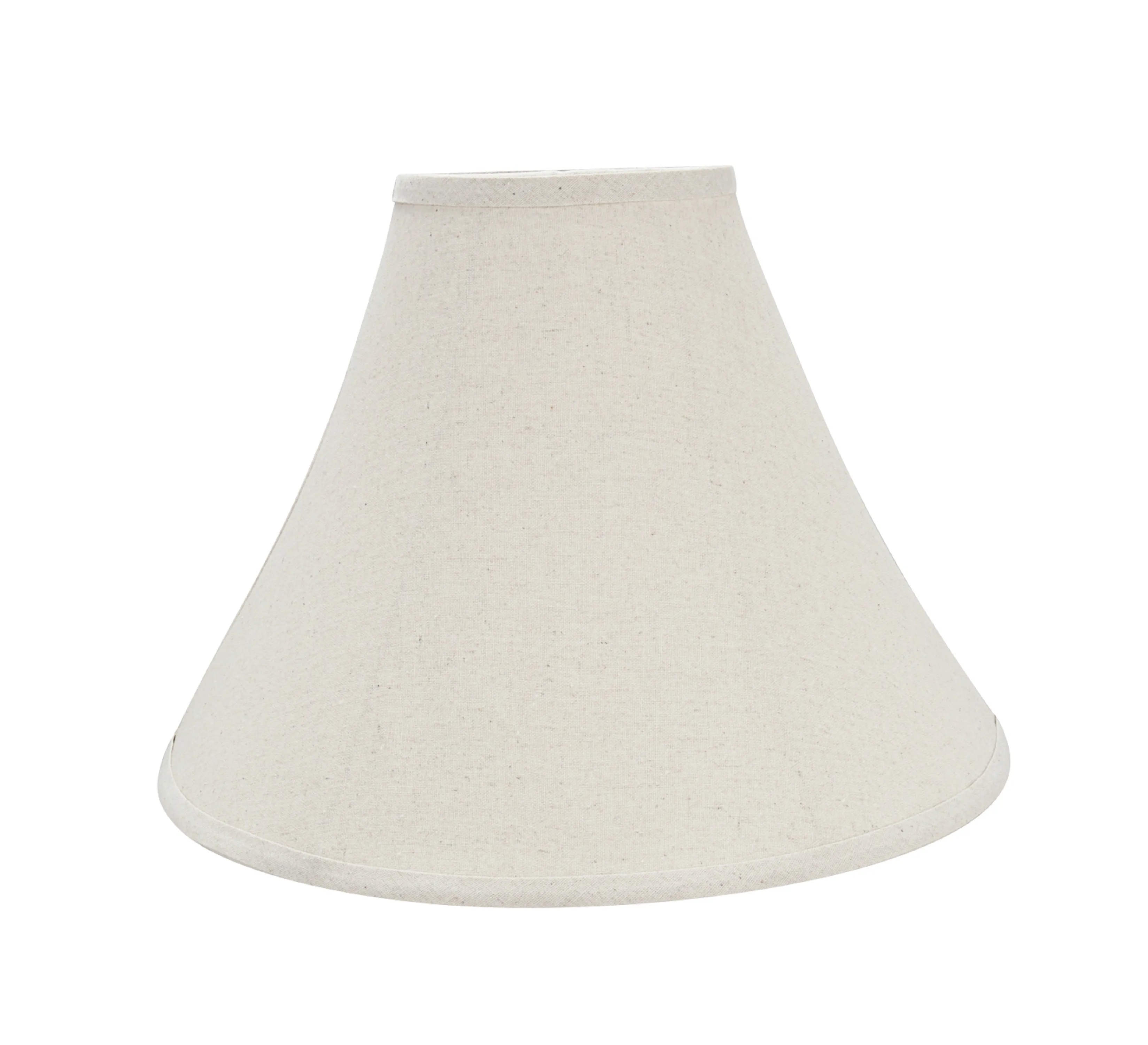 # 38003 Transitional Bell Shaped Collapsible Spider Construction Lamp Shade in Beige, 16" wide (6" x 16" x 12")