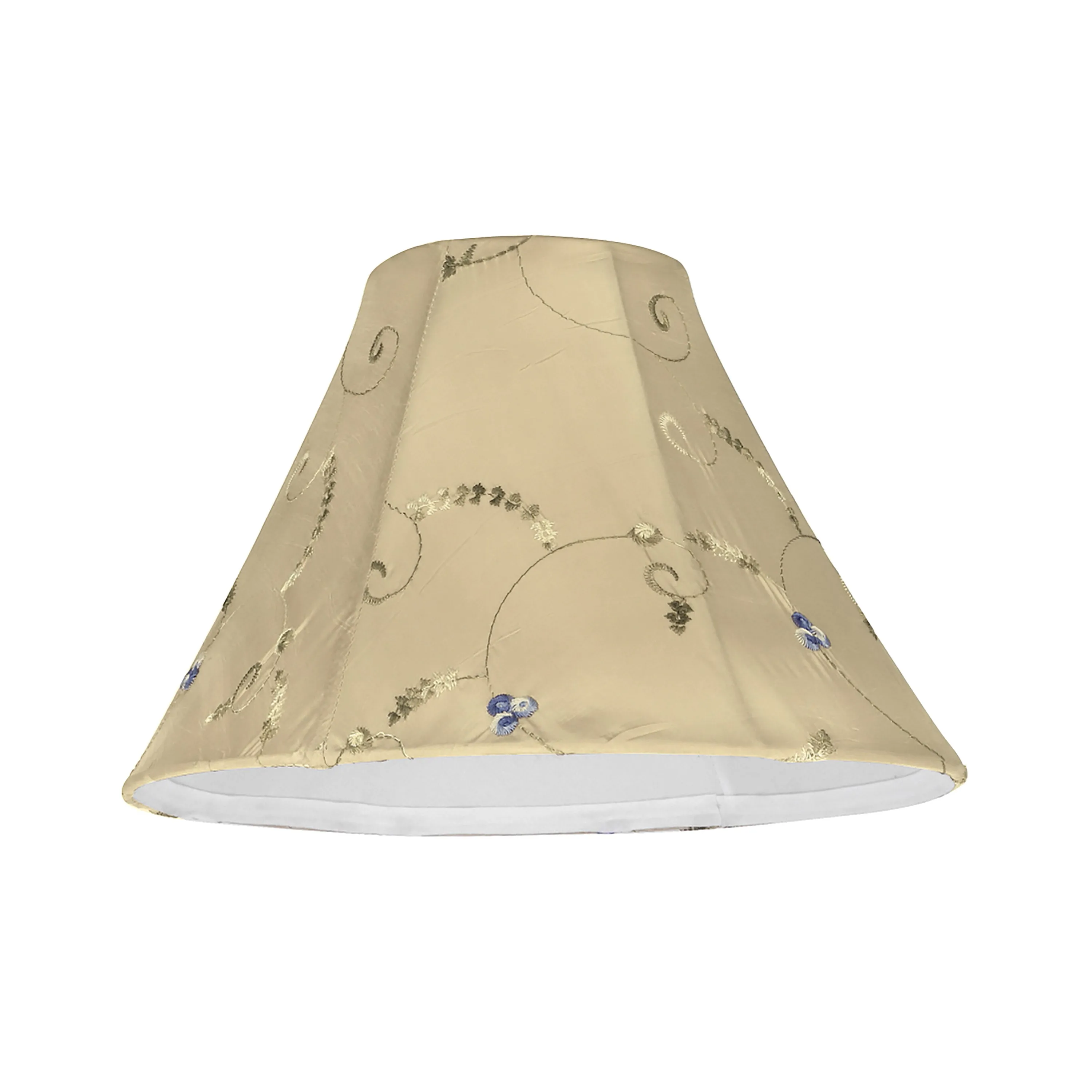 # 58026 Transitional Bell Shape UNO Construction Lamp Shade in Gold, 10" Wide (4" x 10" x 7")