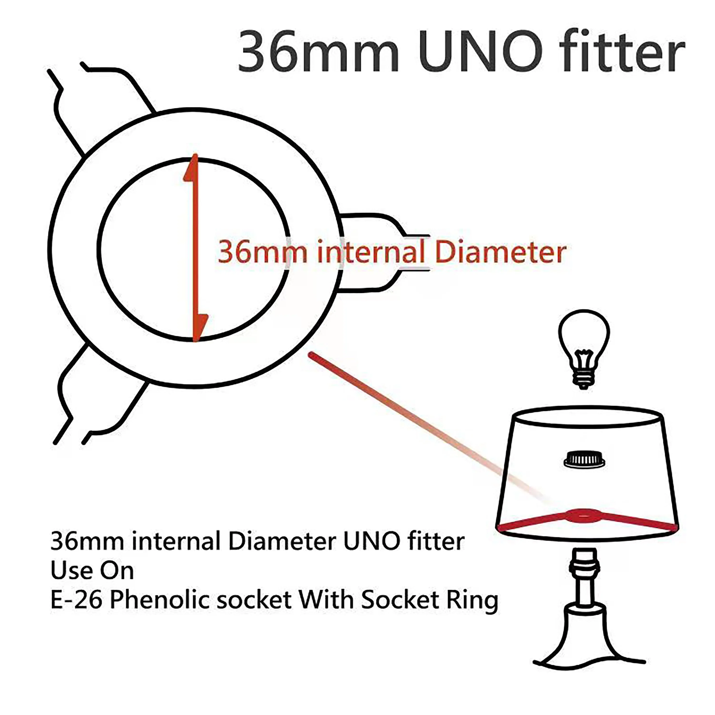 # 58401 Transitional Drum (Cylinder) Shape UNO Construction Lamp Shade in Blood Red, 10" Wide (10" x 10" x 10")