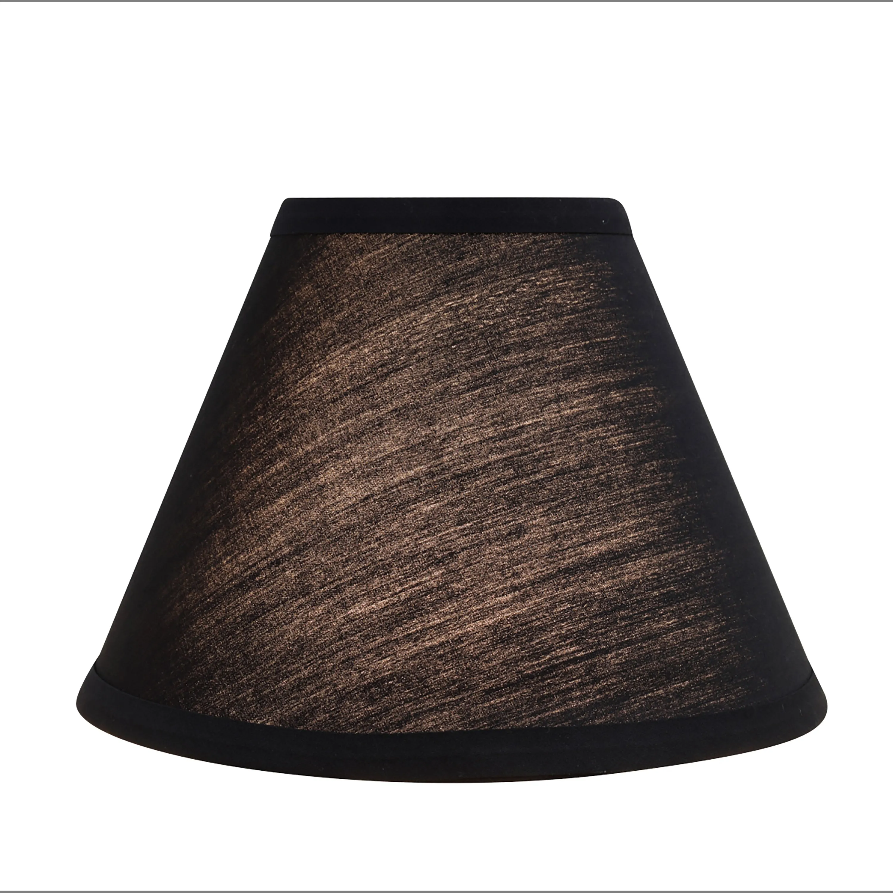 # 58727 Transitional Hardback Empire Shape UNO Construction Lamp Shade in Black, 9" Wide (4" x 9" x 6 1/2")