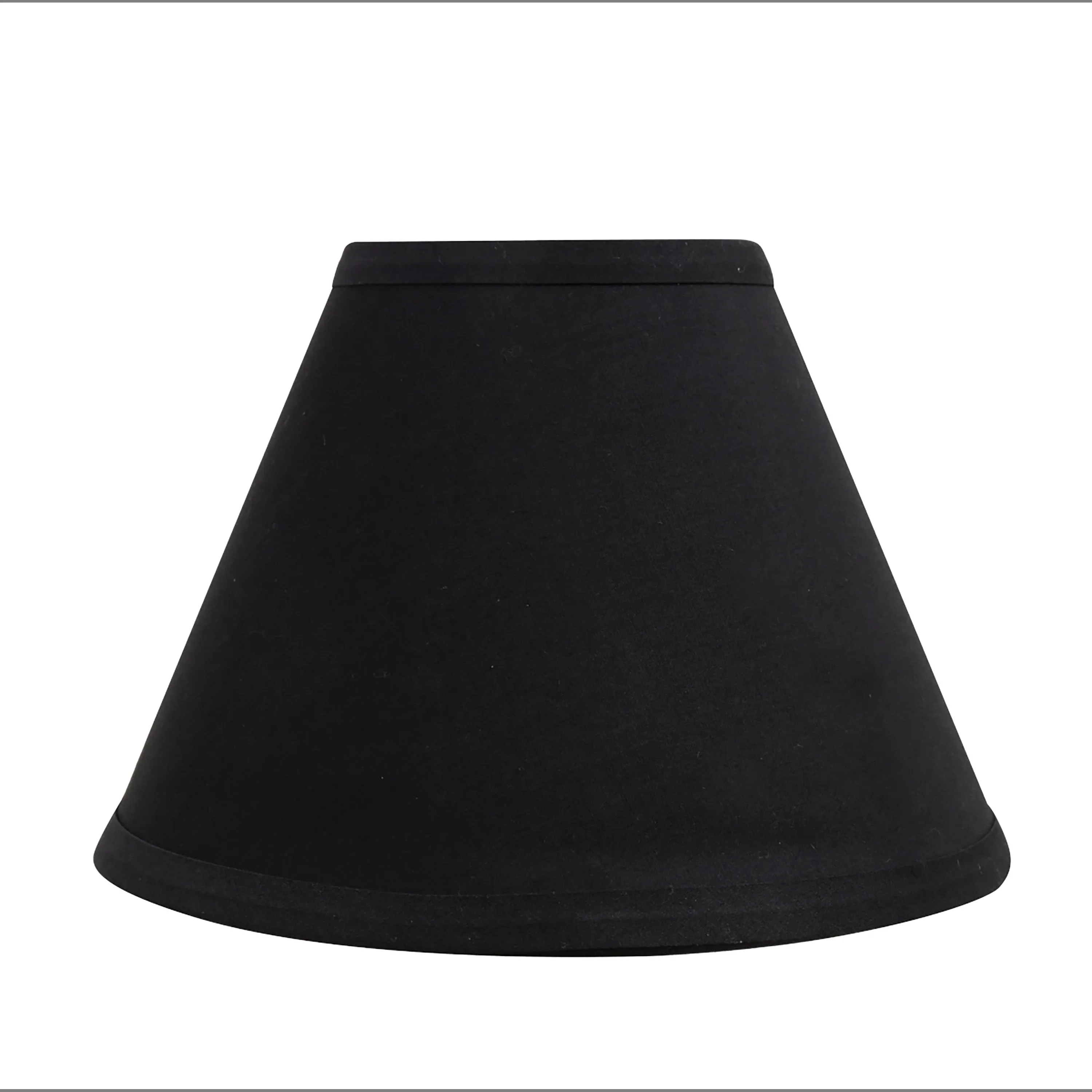 # 58727 Transitional Hardback Empire Shape UNO Construction Lamp Shade in Black, 9" Wide (4" x 9" x 6 1/2")