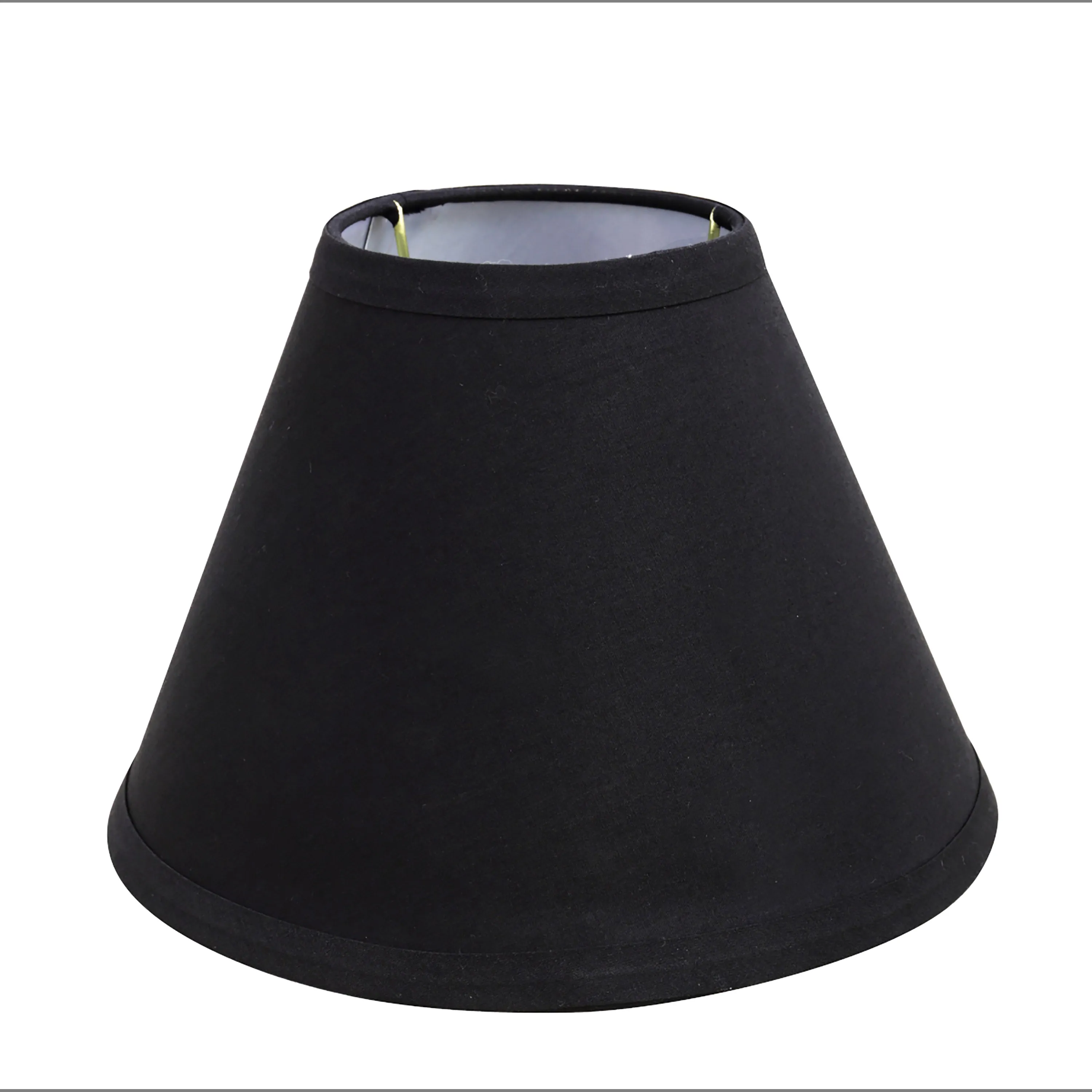 # 58727 Transitional Hardback Empire Shape UNO Construction Lamp Shade in Black, 9" Wide (4" x 9" x 6 1/2")