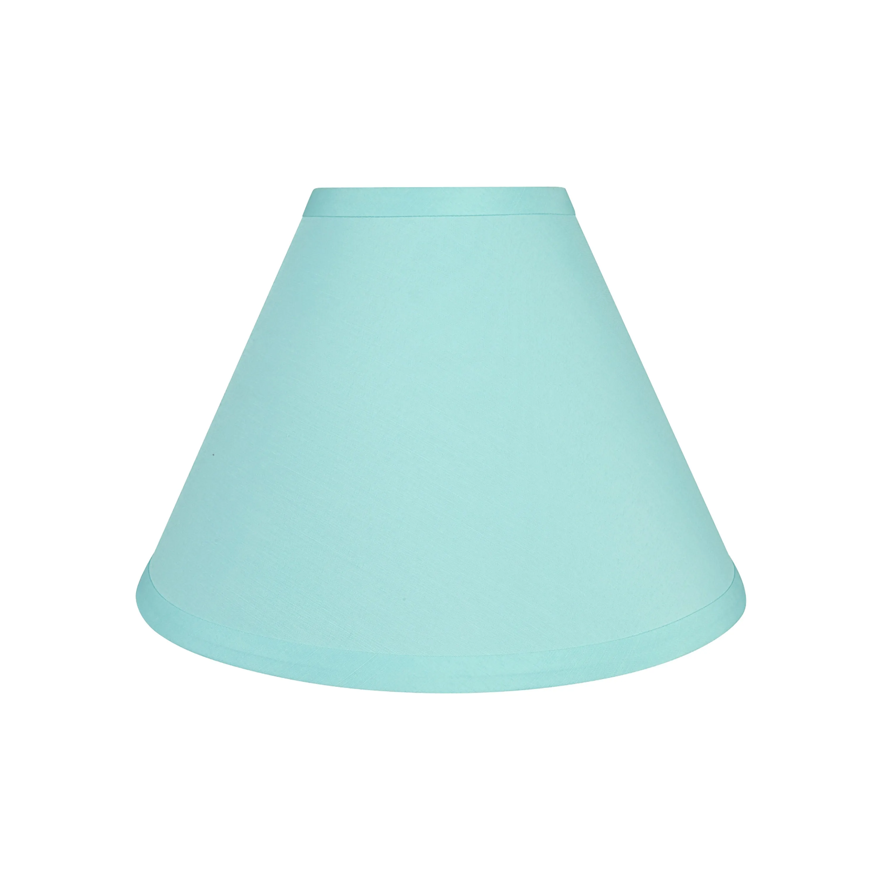 # 58754 Transitional Hardback Empire Shape UNO Construction Lamp Shade in Light Blue, 10" Wide (4" x 10" x 7")