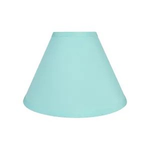 # 58754 Transitional Hardback Empire Shape UNO Construction Lamp Shade in Light Blue, 10" Wide (4" x 10" x 7")