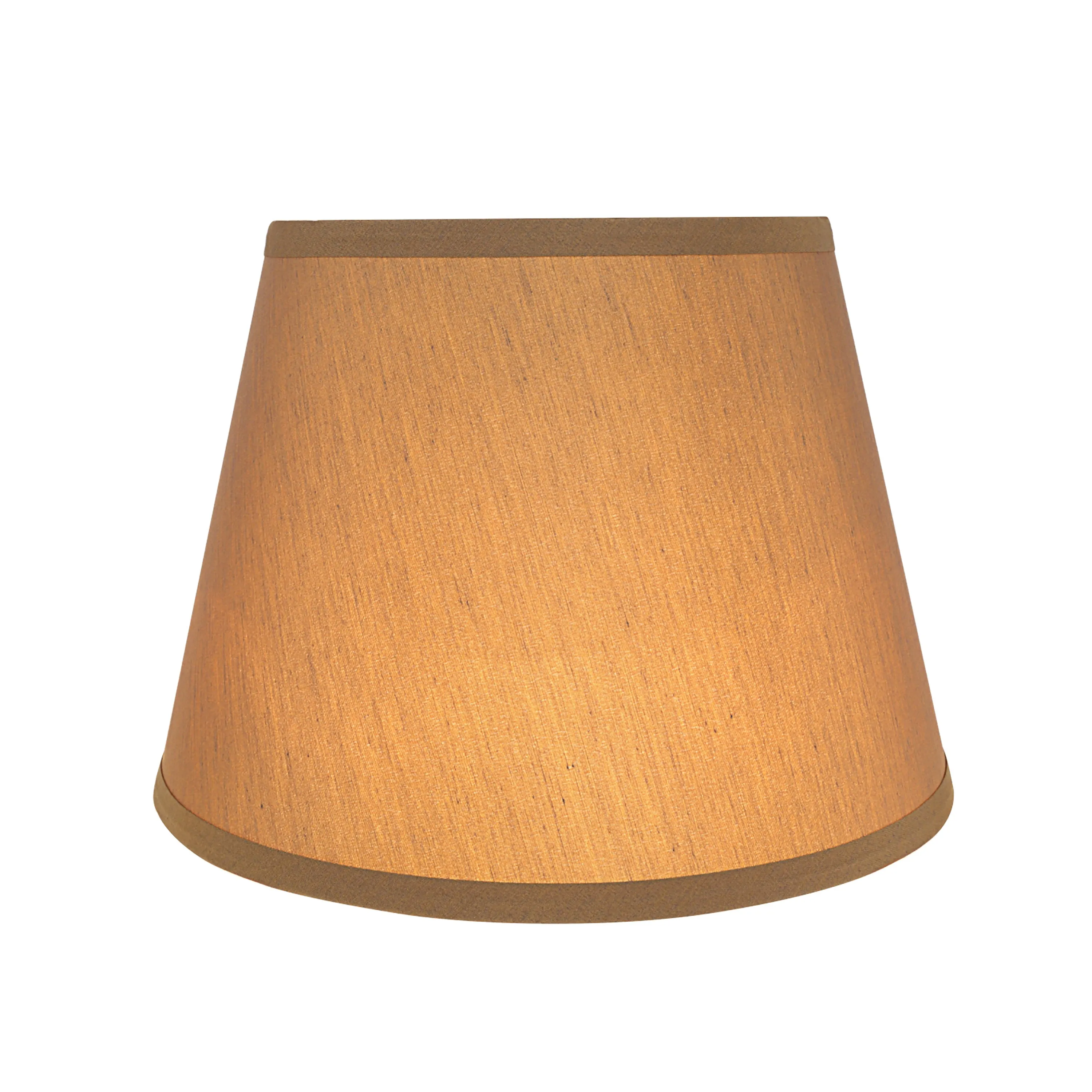 # 58936 Transitional Hardback Empire Shape UNO Construction Lamp Shade in Sand Brown, 12" Wide (8" x 12" x 8-1/2")
