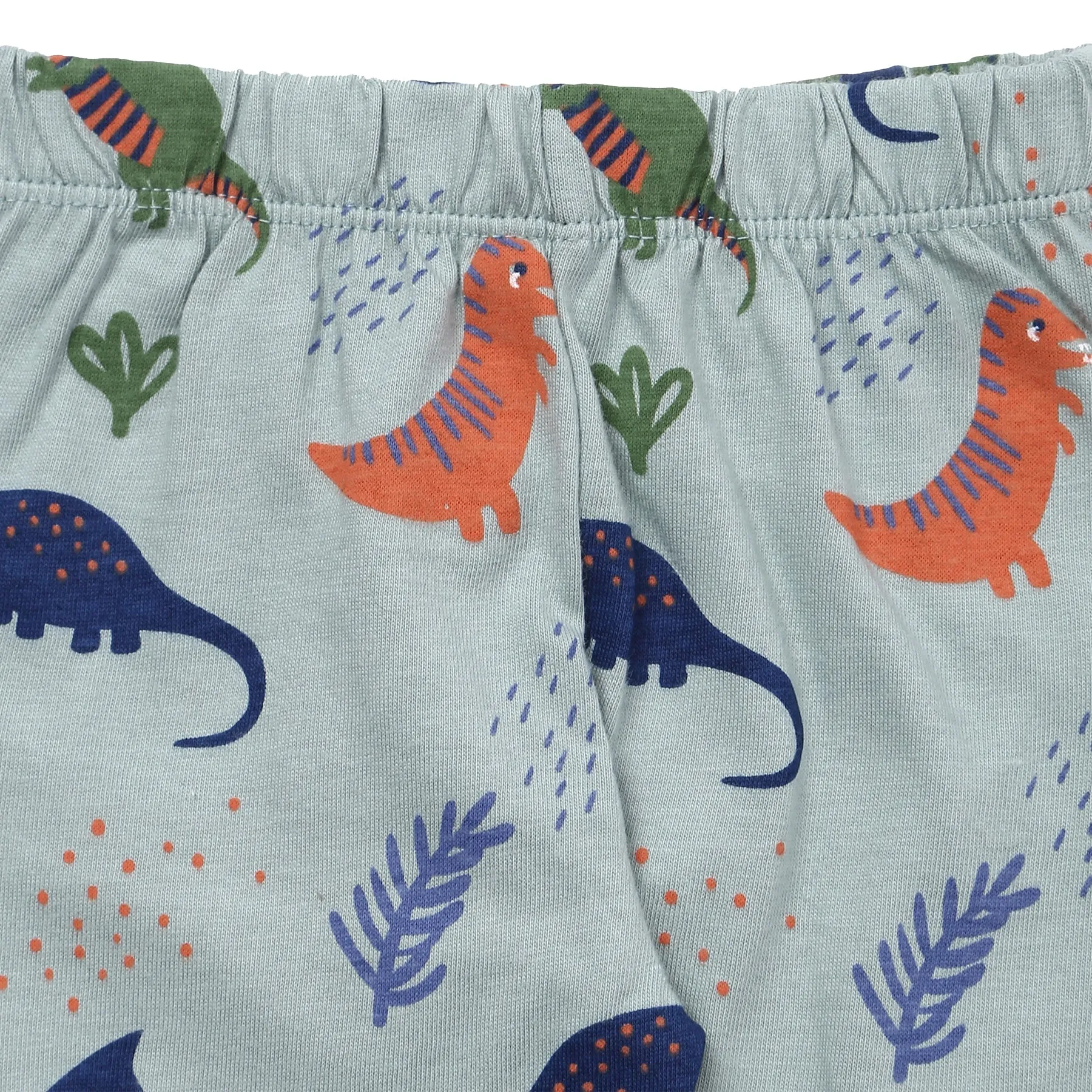 2-pack dinosaur/stripe pants: Size 3-6M