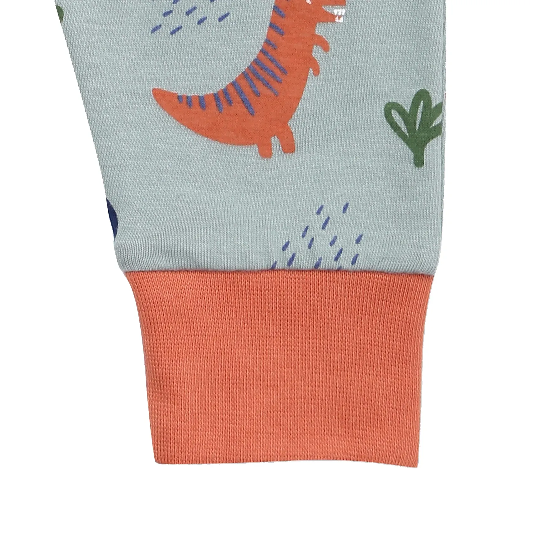 2-pack dinosaur/stripe pants: Size 3-6M