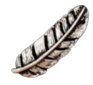 Austin Accents Men's Feather Gold Hat Pin