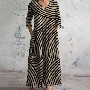 AYLA | Vintage Striped dress