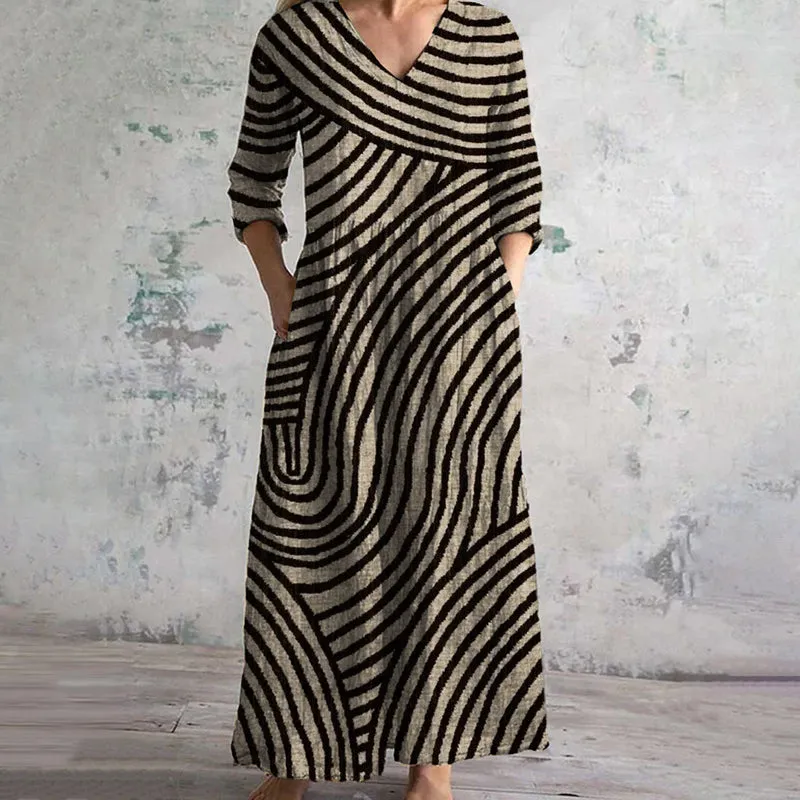 AYLA | Vintage Striped dress