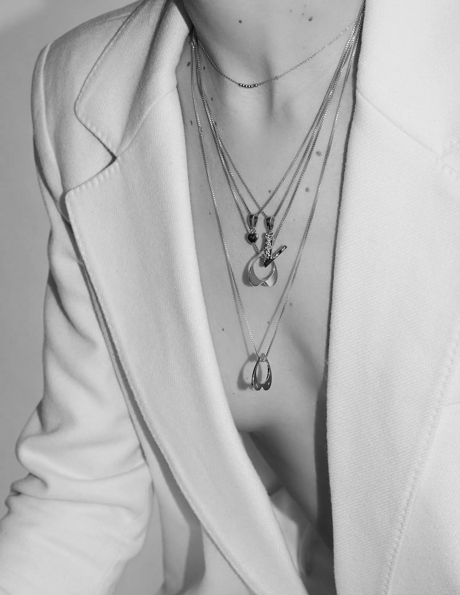 Baby Heart Necklace <br> Silver
