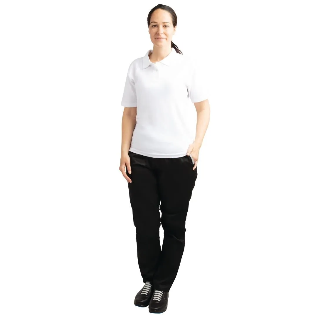 BB473-L Ladies Polo Shirt White L