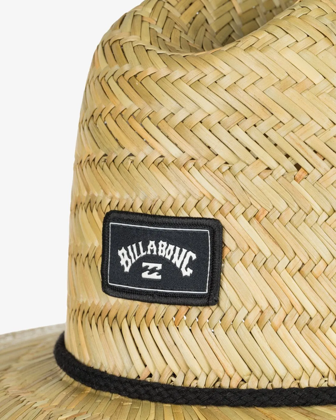 Billabong Men's Tides Straw Lifeguard Hat Natural MAHW1BTI-NAT