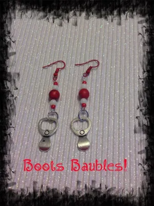 coca cola pop top earrings