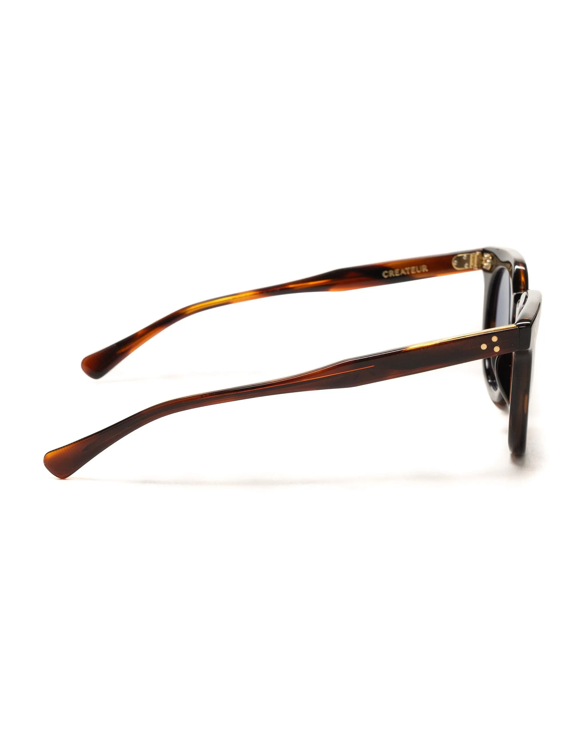 Createur Eye Glasses Deep Brown / 16K Gold / BL-31 Med Blue