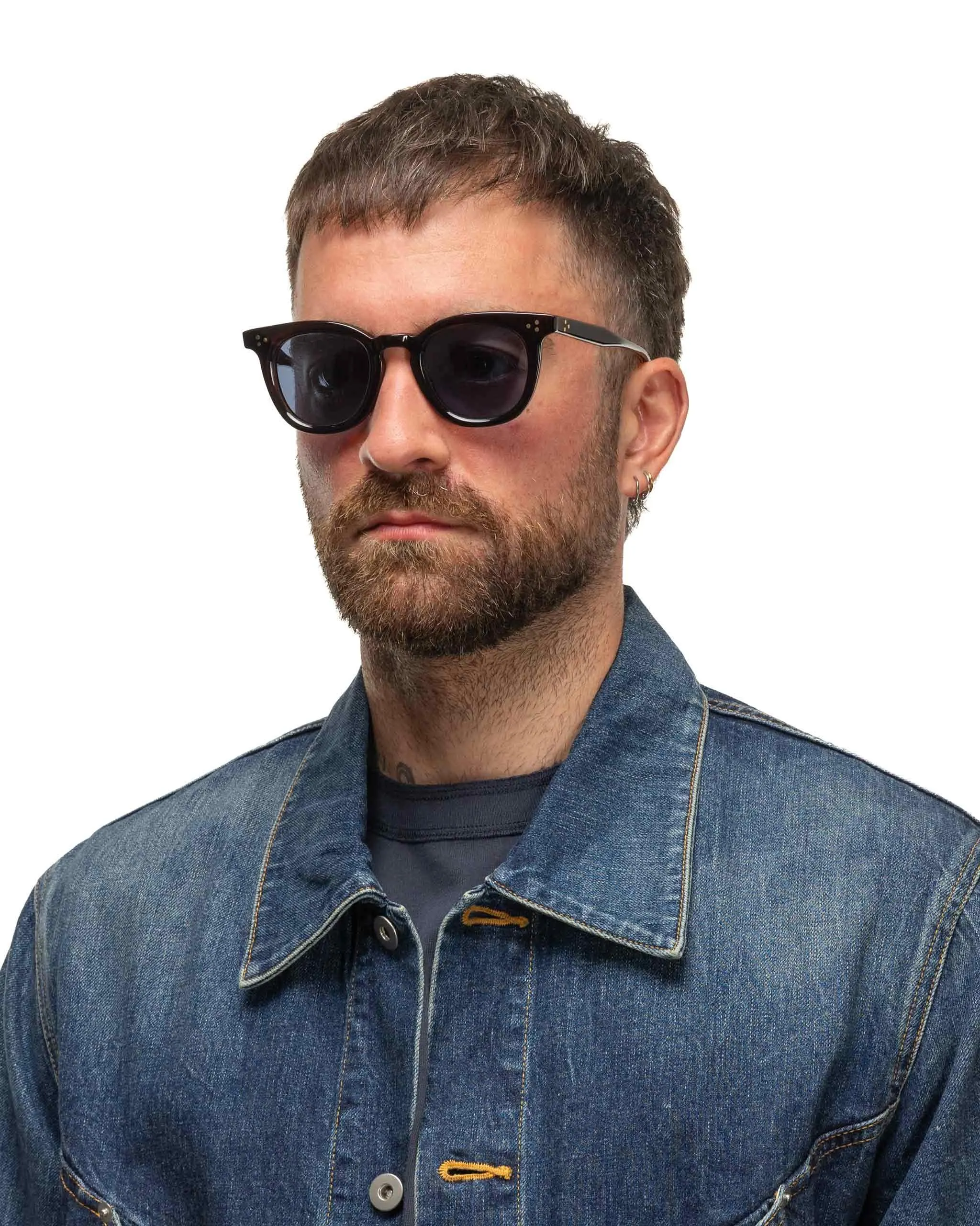 Createur Eye Glasses Deep Brown / 16K Gold / BL-31 Med Blue