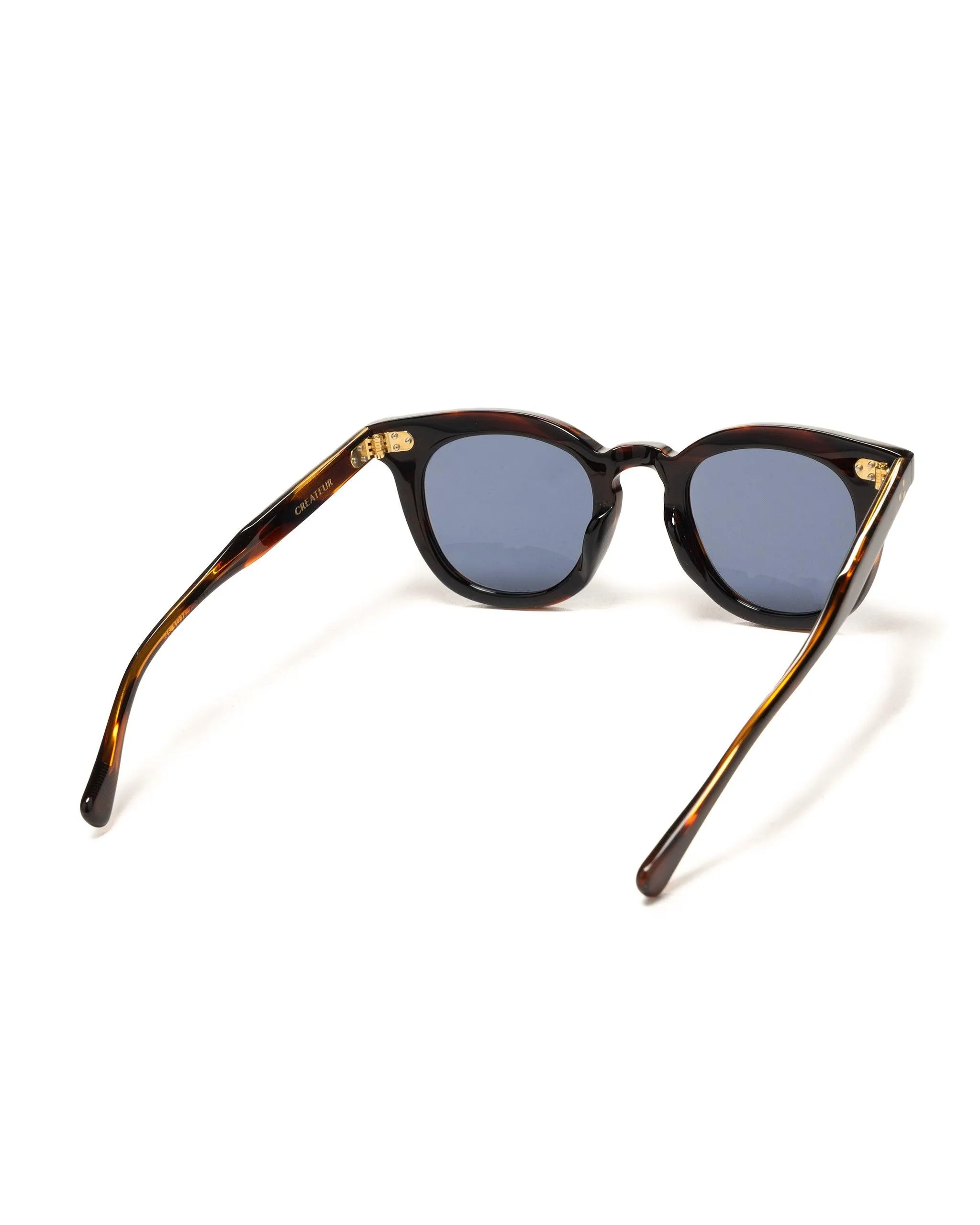 Createur Eye Glasses Deep Brown / 16K Gold / BL-31 Med Blue