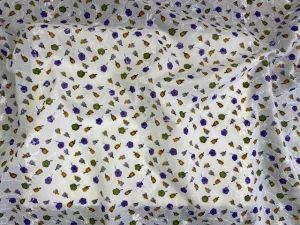 Embroidery Anglais - Purple/Olive Small Floral