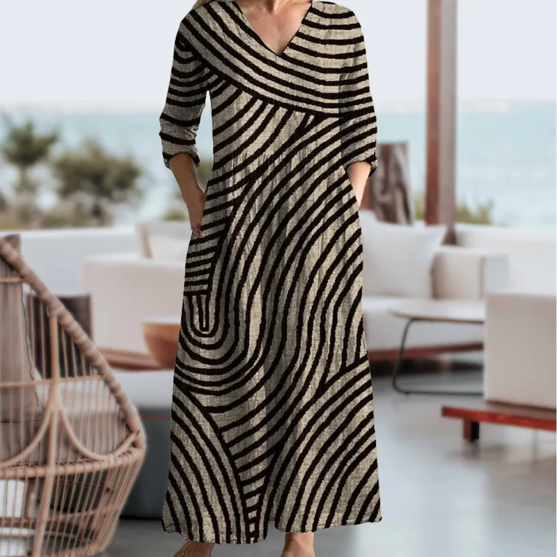 EVE | VINTAGE STRIPED DRESS