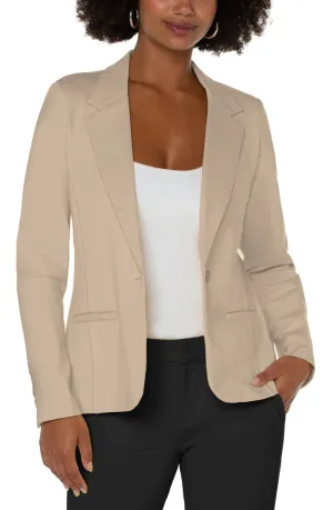 Fanya Fitted Blazer in Biscuit Tan - Liverpool Los Angeles LM1601M42