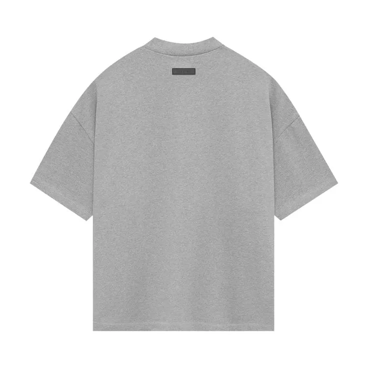 Fear Of God Essentials Fear of God Essentials Heavy Jersey Short-Sleeve 'Dark Heather Oatmeal' T-Shirt, Gray