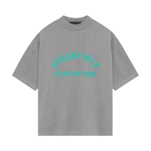 Fear Of God Essentials Fear of God Essentials Heavy Jersey Short-Sleeve 'Dark Heather Oatmeal' T-Shirt, Gray