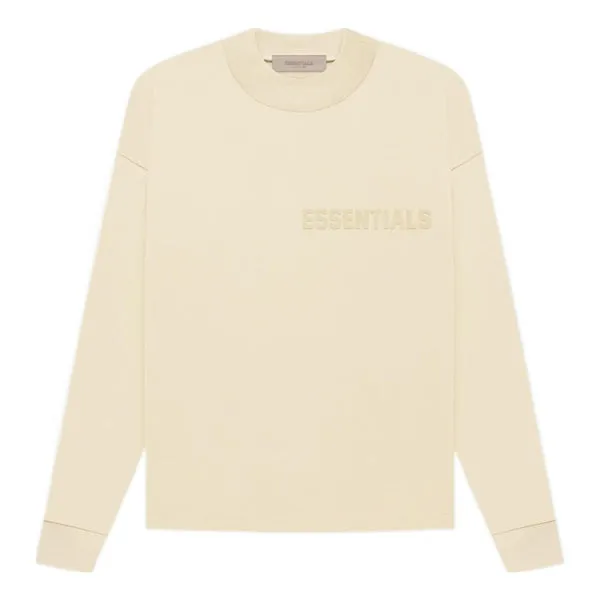 Fear of God Essentials FW22 Long Sleeve Tee Egg Shell, egg shell color